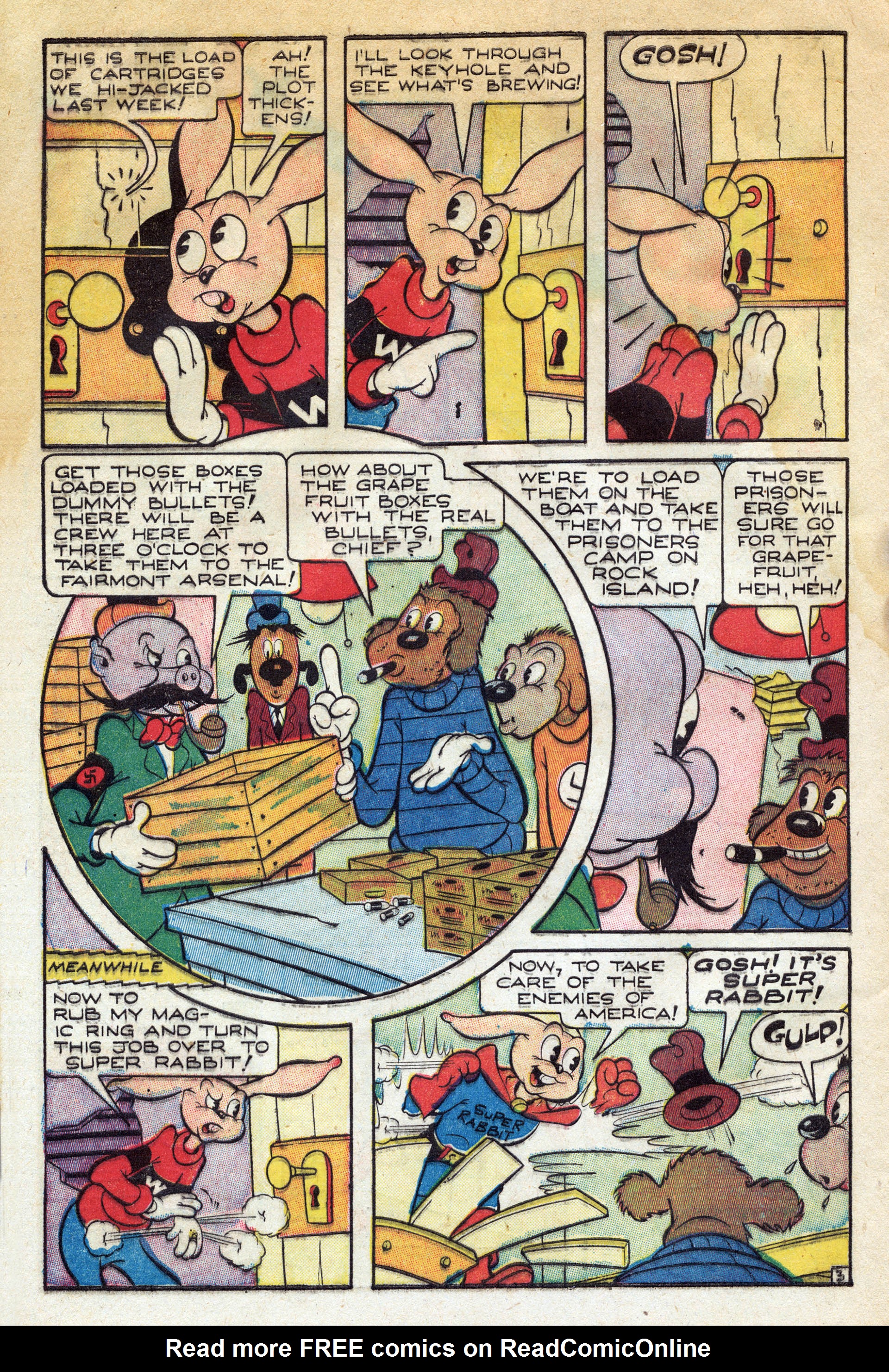 Read online Super Rabbit comic -  Issue #4 - 28