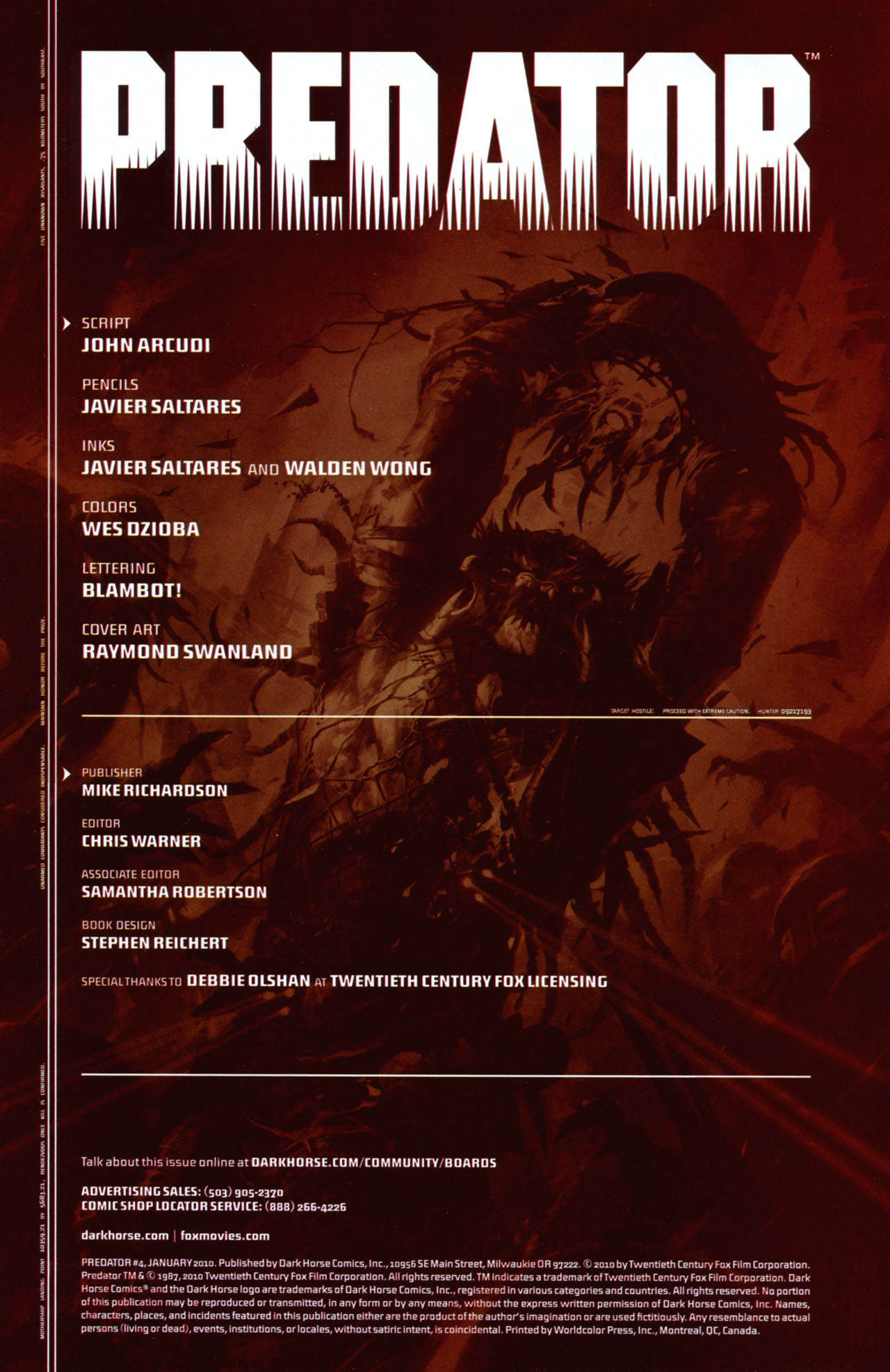 Read online Predator comic -  Issue #4 - 2