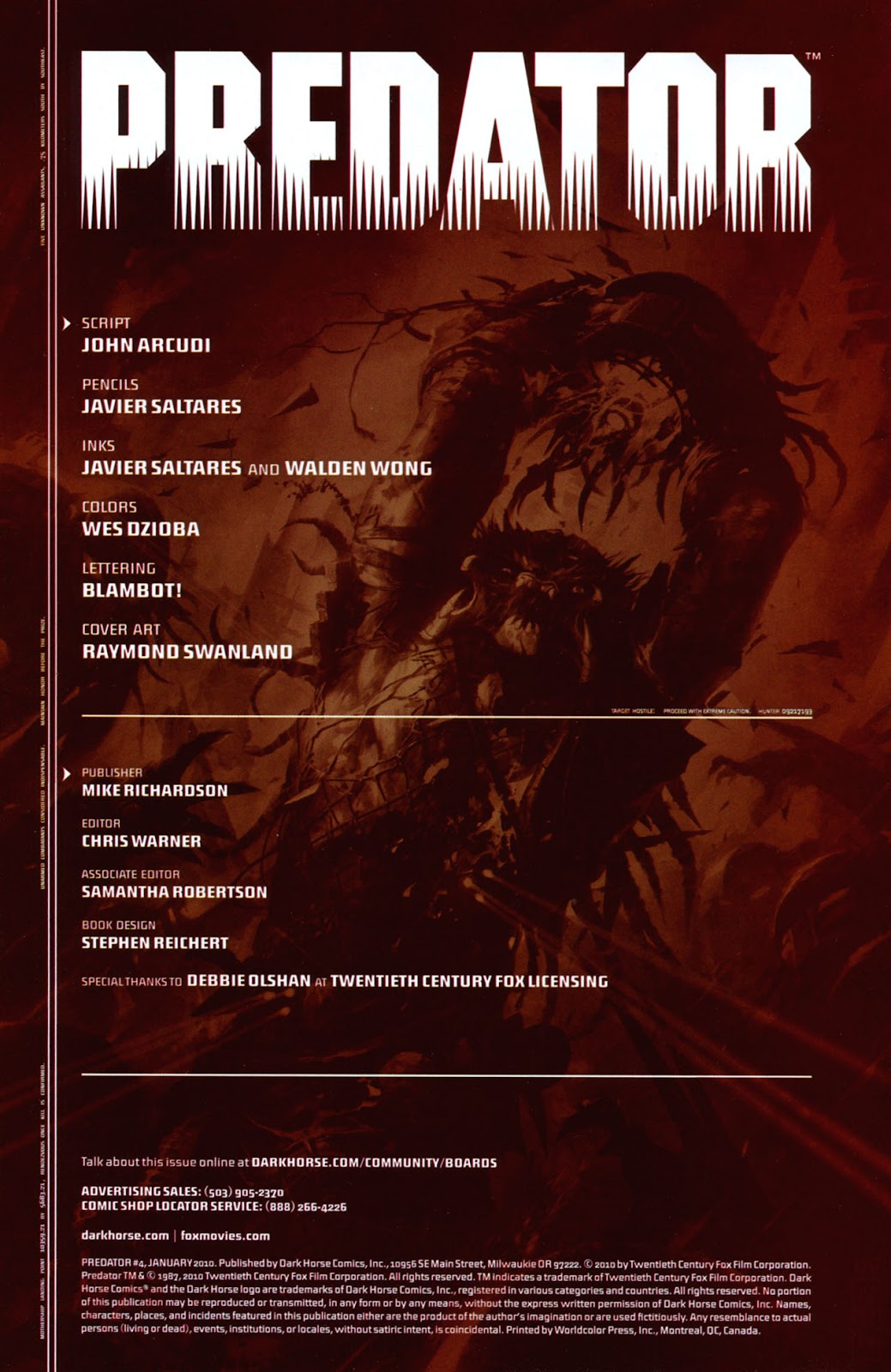 Predator (2009) issue 4 - Page 2