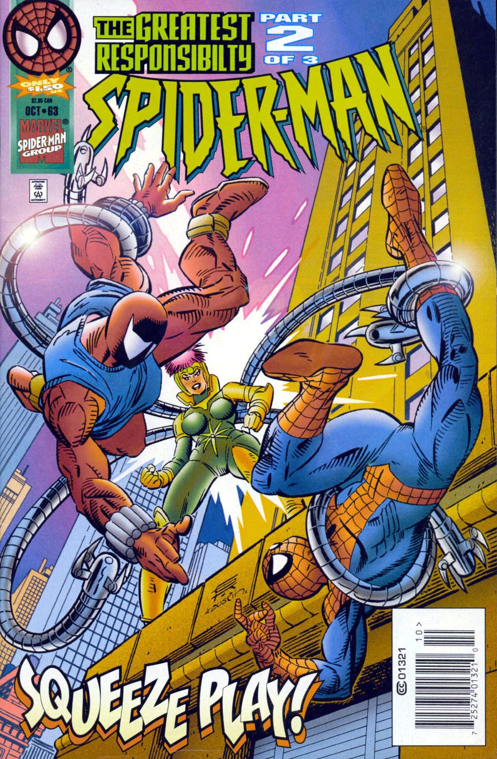 Read online Spider-Man (1990) comic -  Issue #63 - The Kick Inside - 1