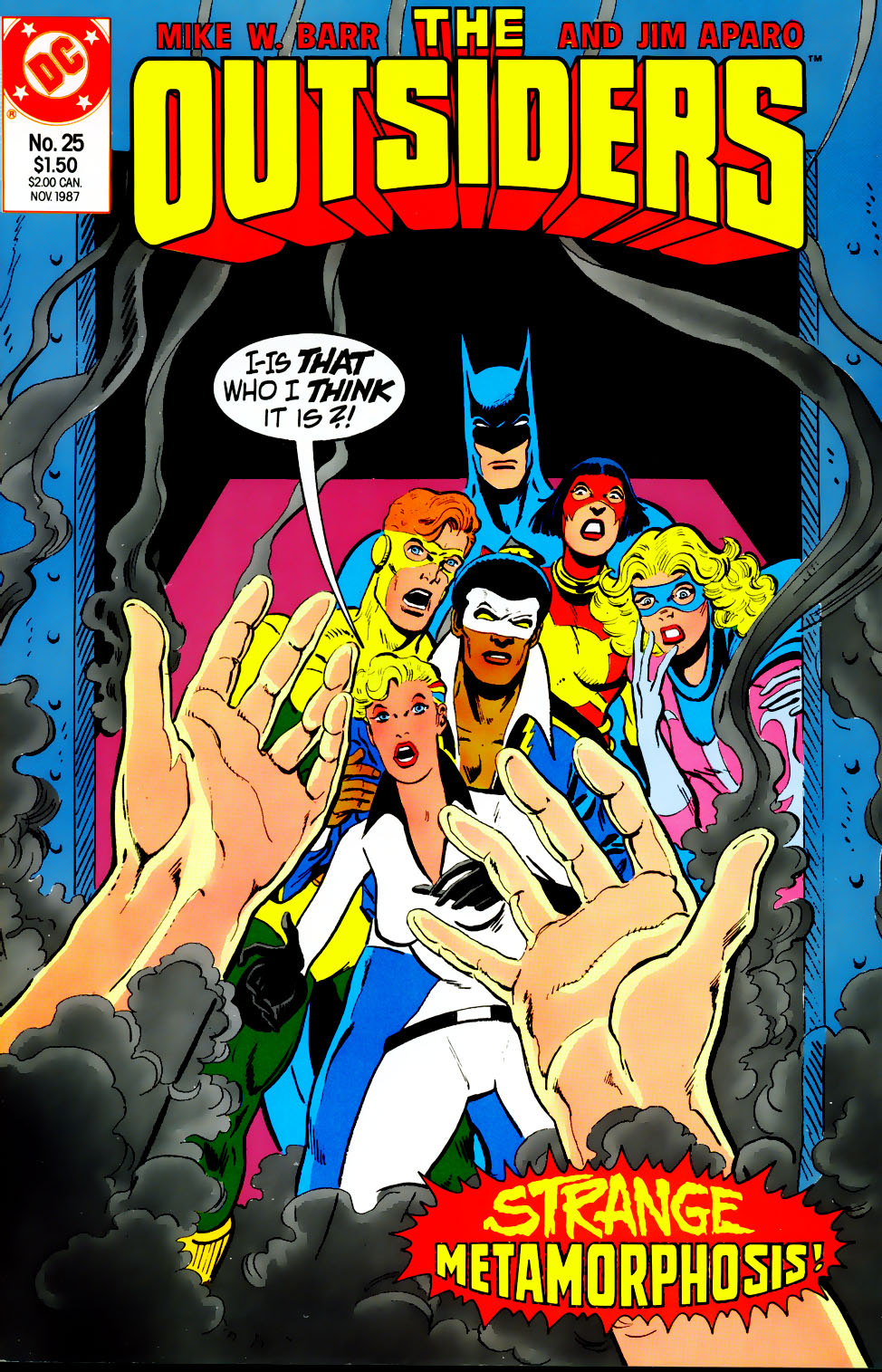 Read online The Outsiders (1985) comic -  Issue #25 - 1