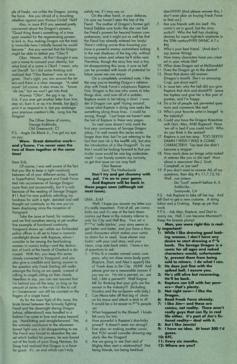 Read online The Savage Dragon (1993) comic -  Issue #12 - 31