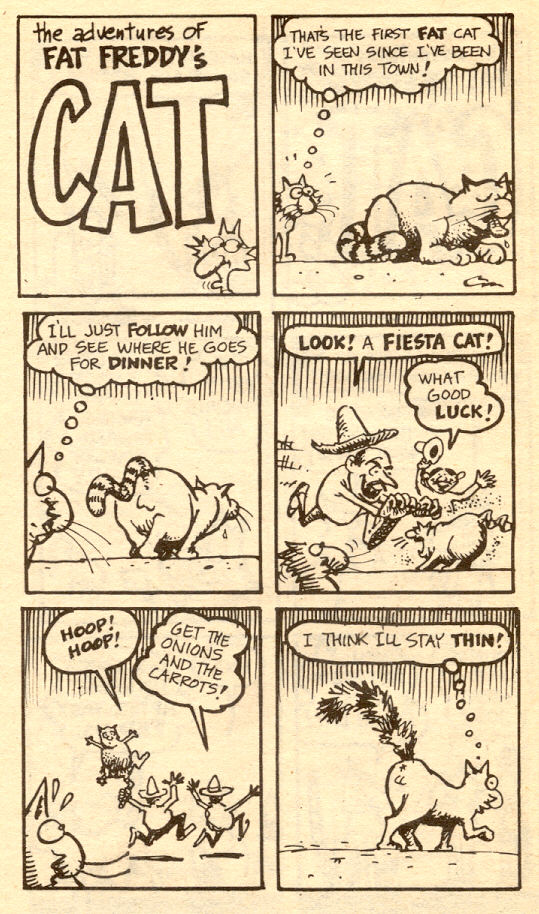 Read online Adventures of Fat Freddy's Cat comic -  Issue #2 - 38