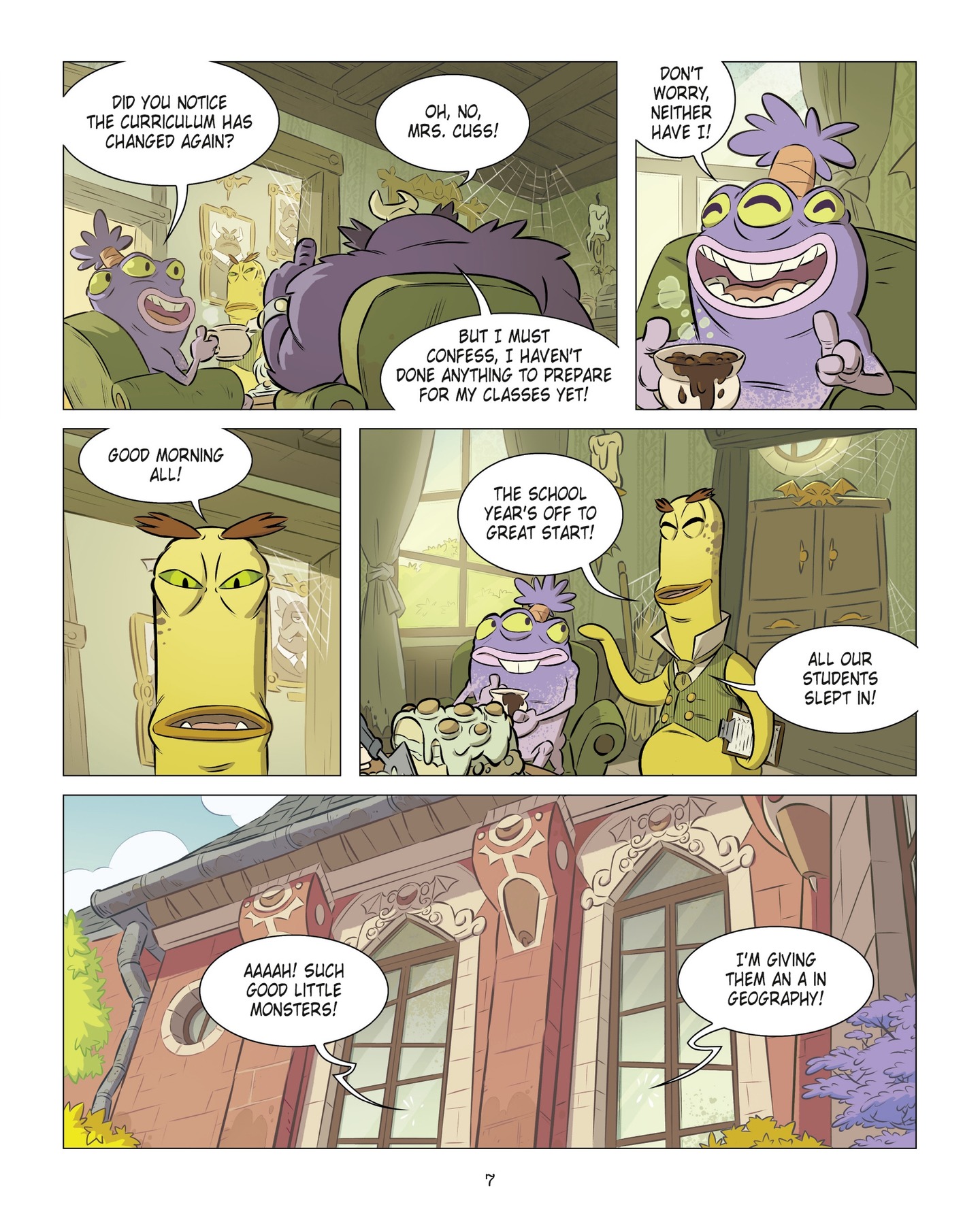 Read online The School for Little Monsters: It's Tough Being Flop comic -  Issue # TPB - 7