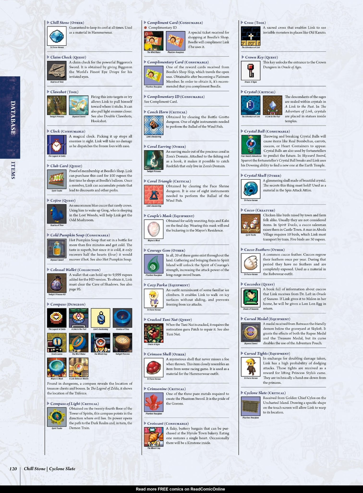 Read online The Legend of Zelda Encyclopedia comic -  Issue # TPB (Part 2) - 24
