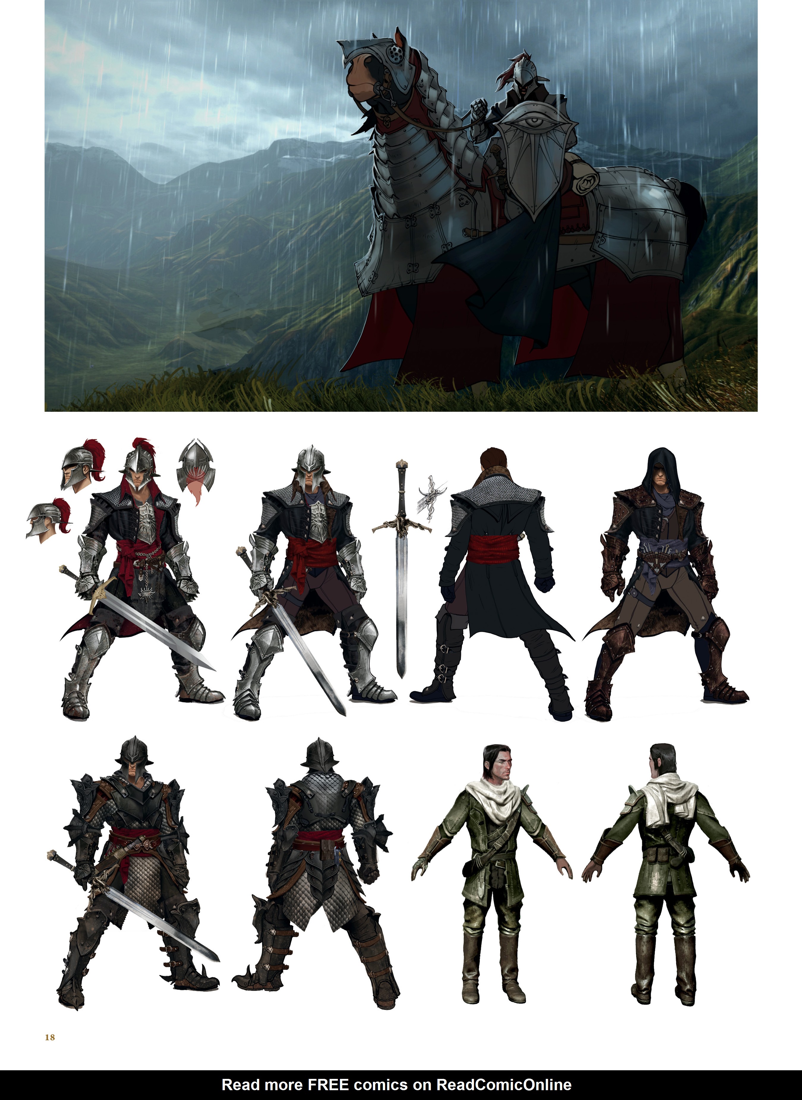 Read online The Art of Dragon Age: Inquisition comic -  Issue # TPB (Part 1) - 19