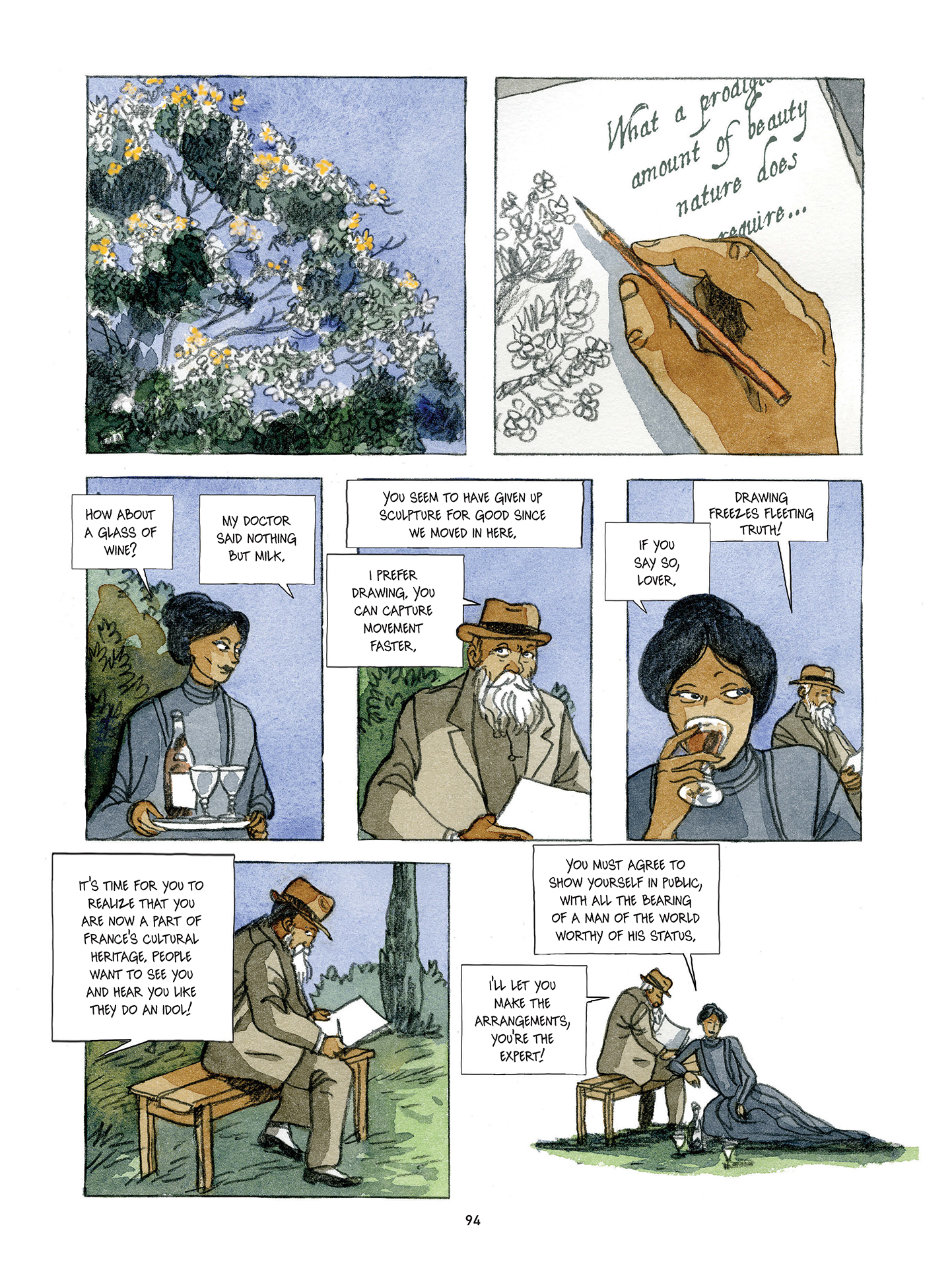 Read online Rodin: Fugit Amor, An Intimate Portrait comic -  Issue # TPB - 95