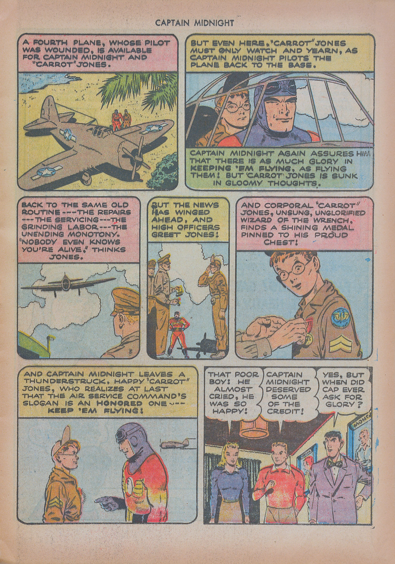 Read online Captain Midnight (1942) comic -  Issue #20 - 13