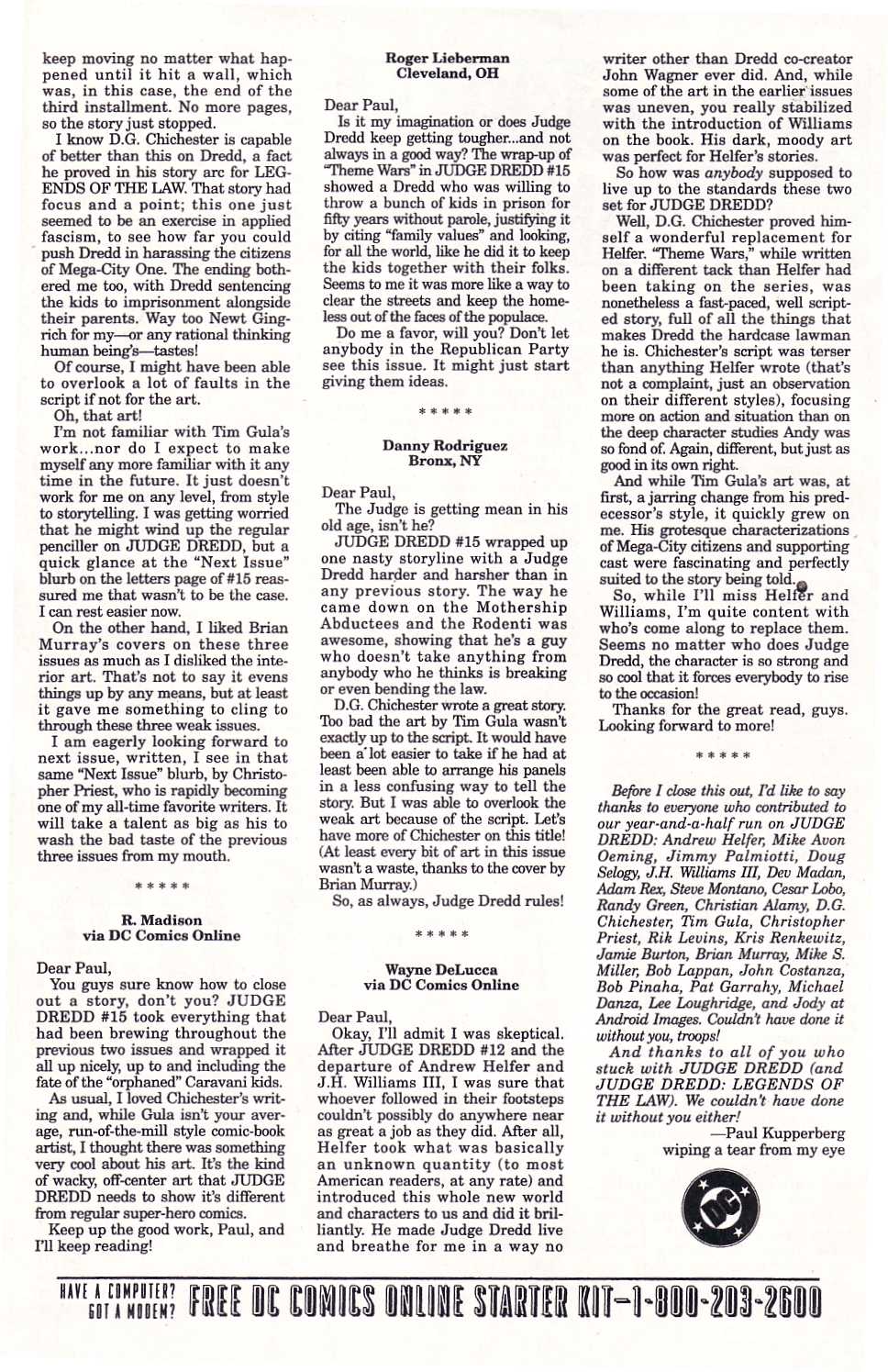 Read online Judge Dredd (1994) comic -  Issue #18 - 23
