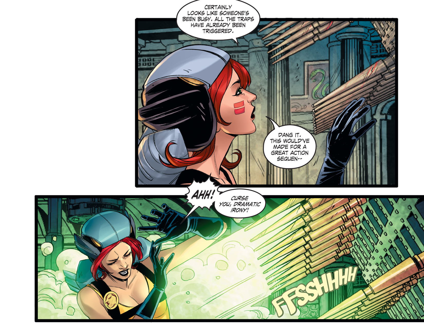 Read online DC Comics: Bombshells comic -  Issue #63 - 10
