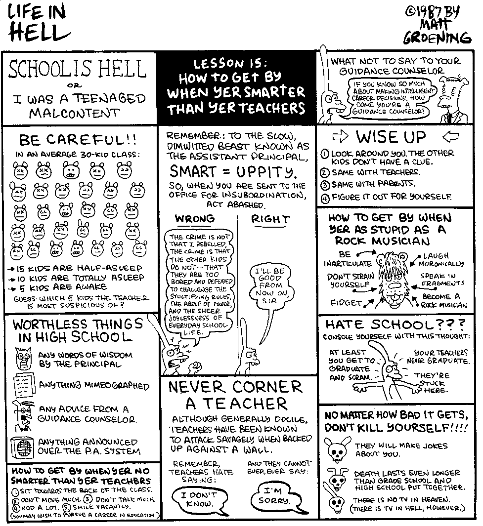 Read online Life In Hell comic -  Issue # TPB School Is Hell - 19