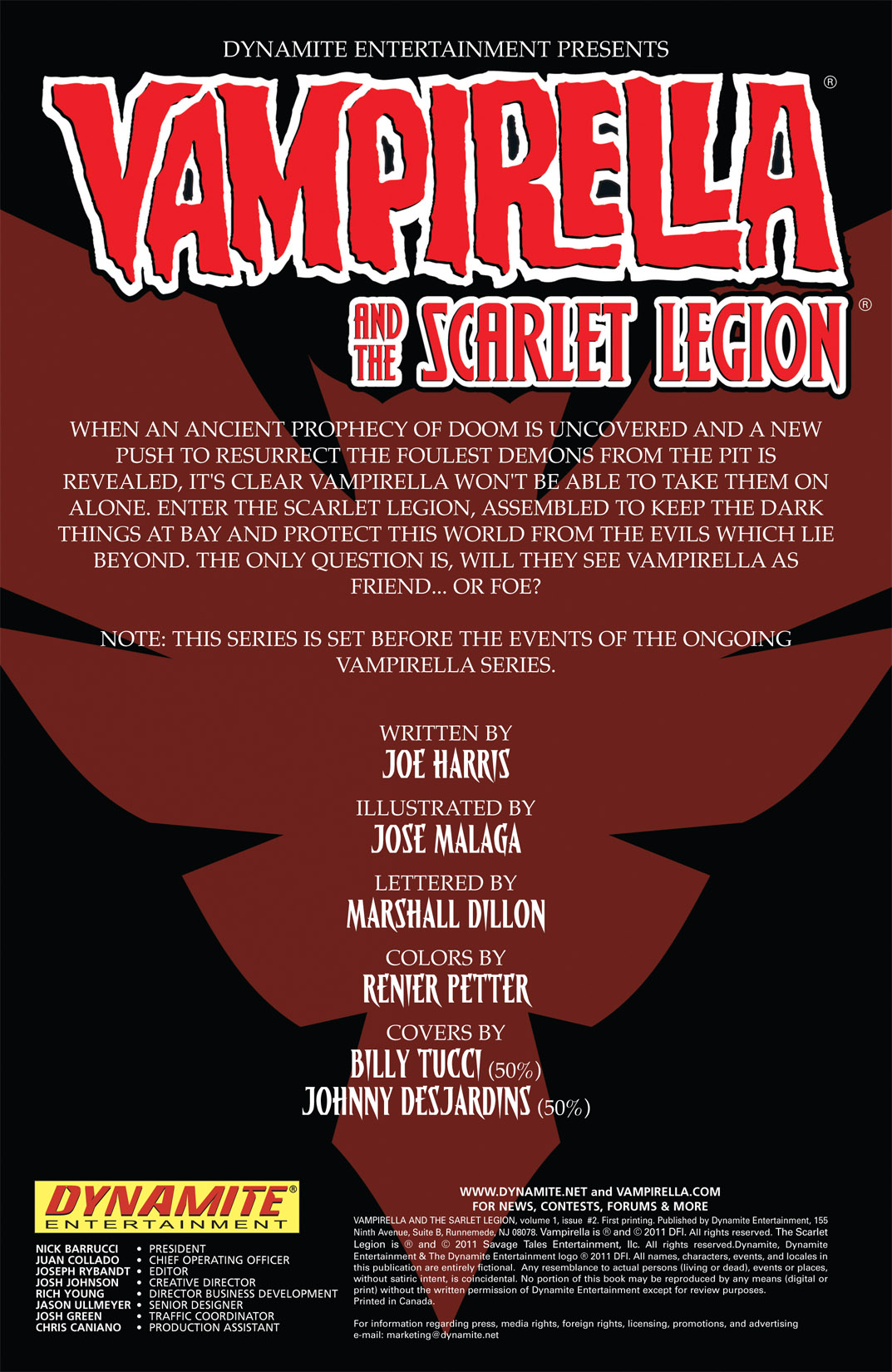 Read online Vampirella and the Scarlet Legion comic -  Issue # TPB - 30