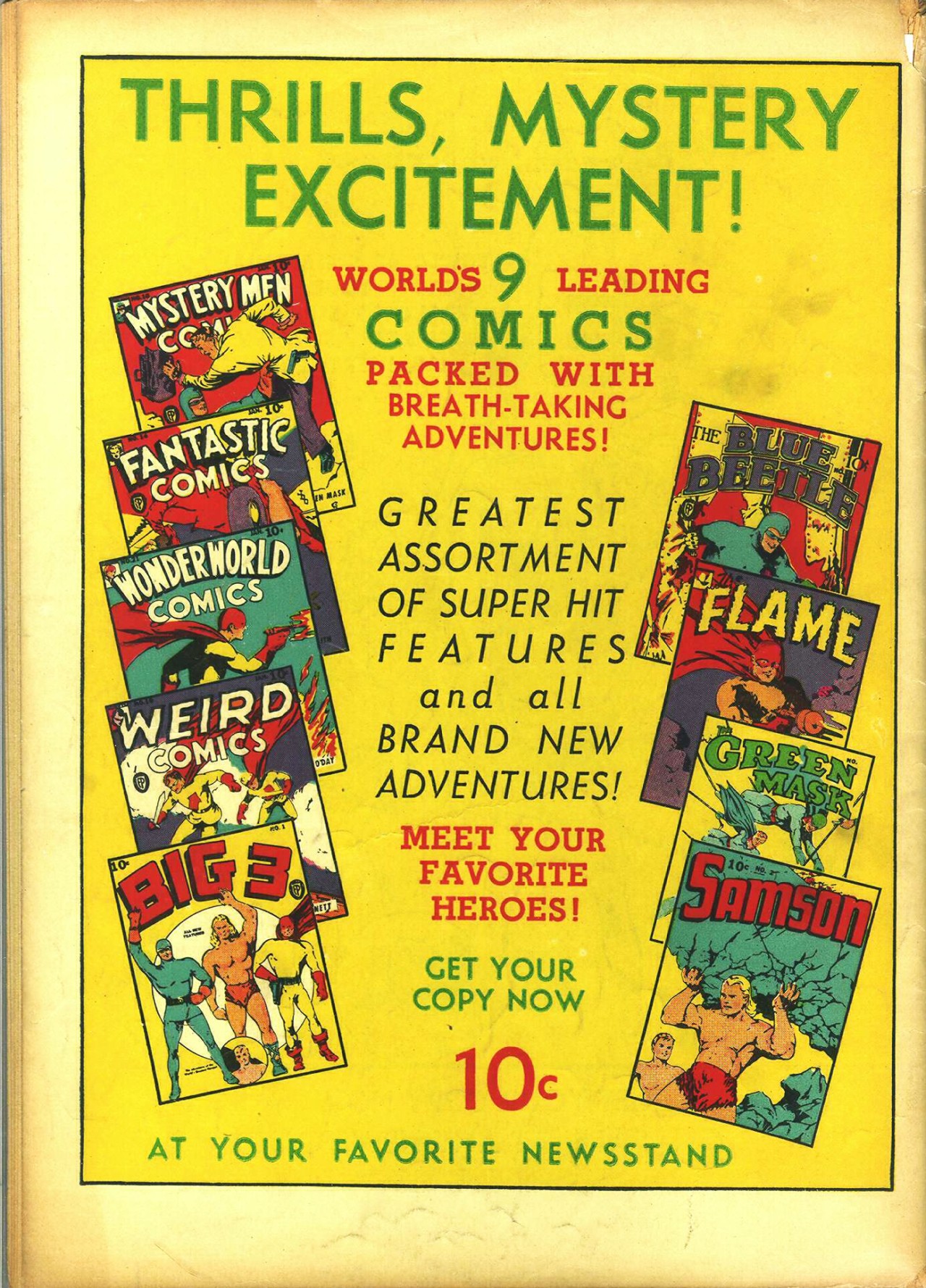 Read online Fantastic Comics comic -  Issue #14 - 67