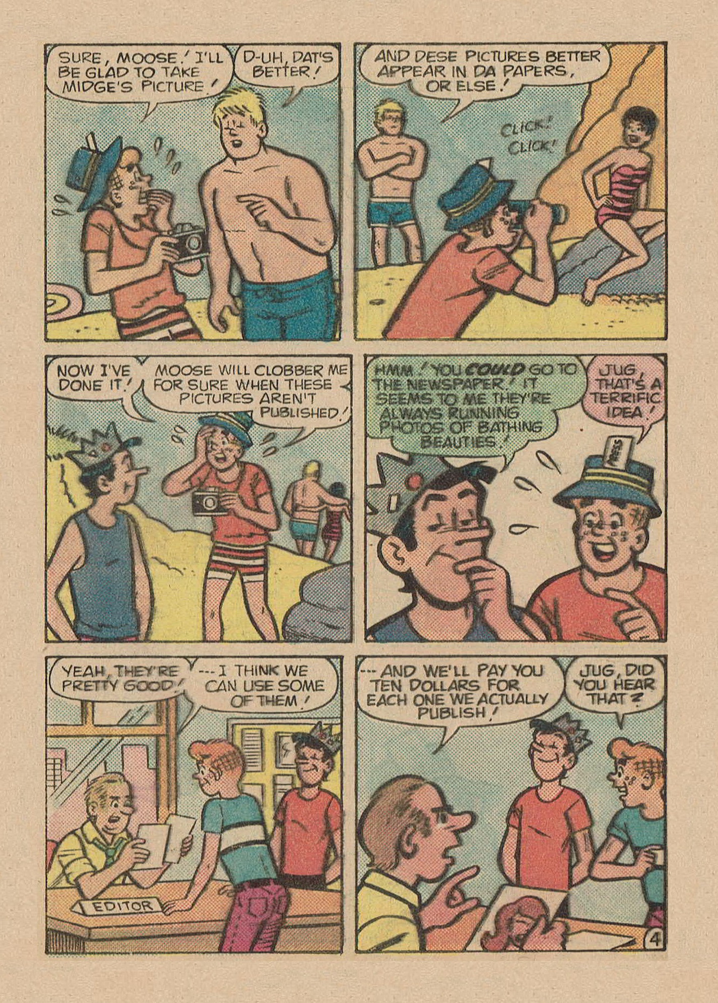 Read online Archie Digest Magazine comic -  Issue #74 - 128