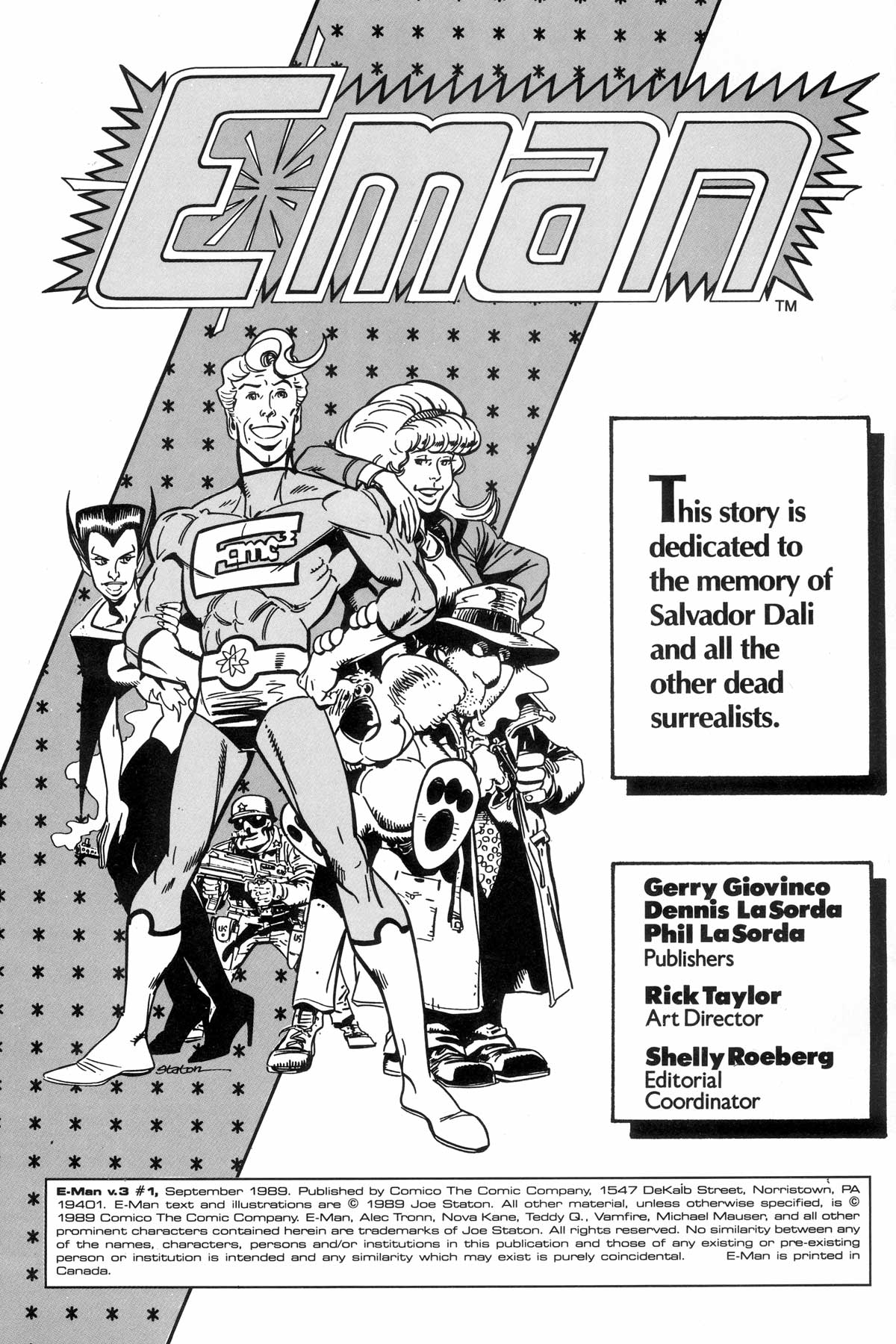 Read online E-Man (1989) comic -  Issue # _Special 1 - 2