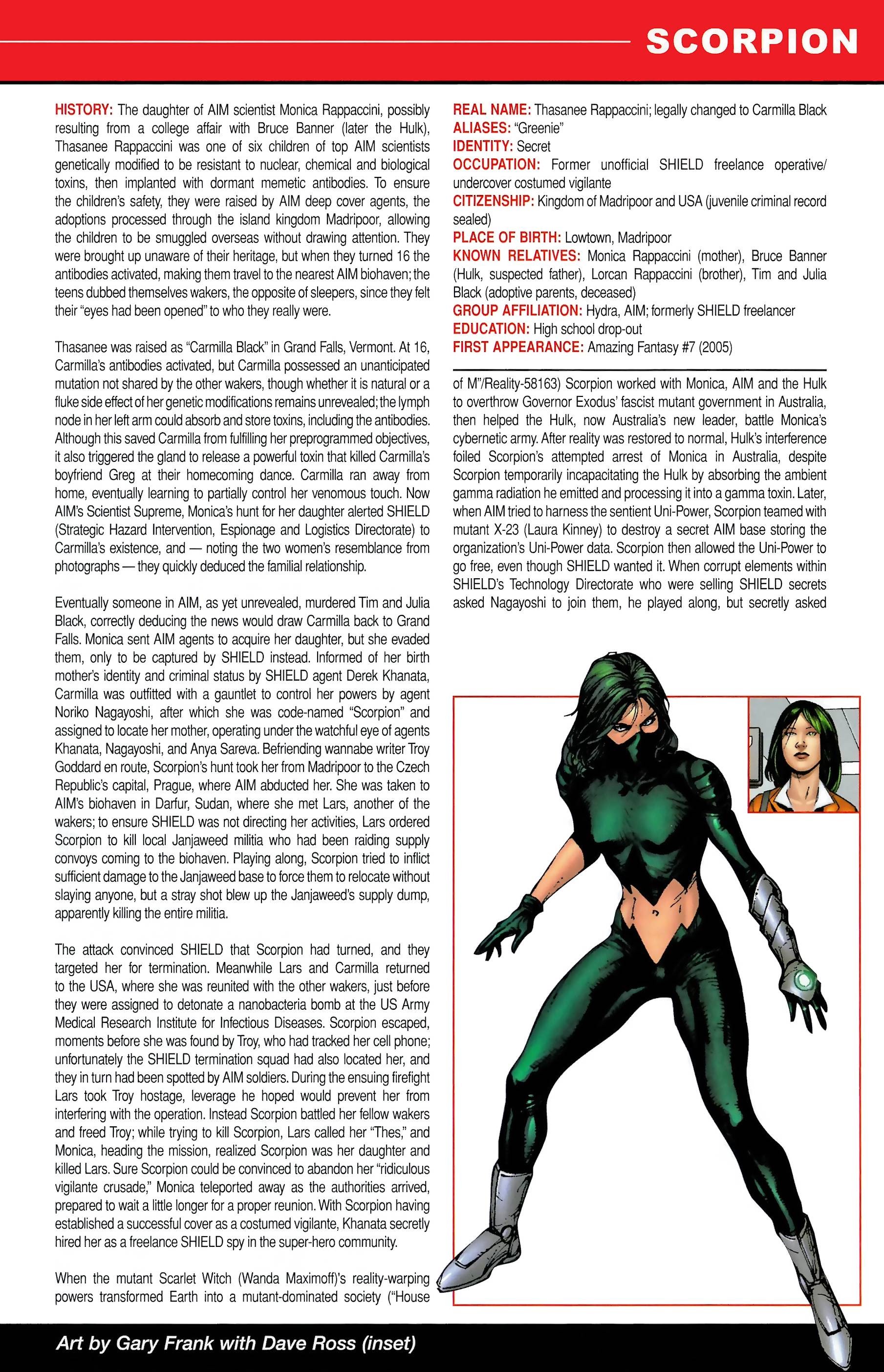 Read online Official Handbook of the Marvel Universe A to Z comic -  Issue # TPB 10 (Part 1) - 57