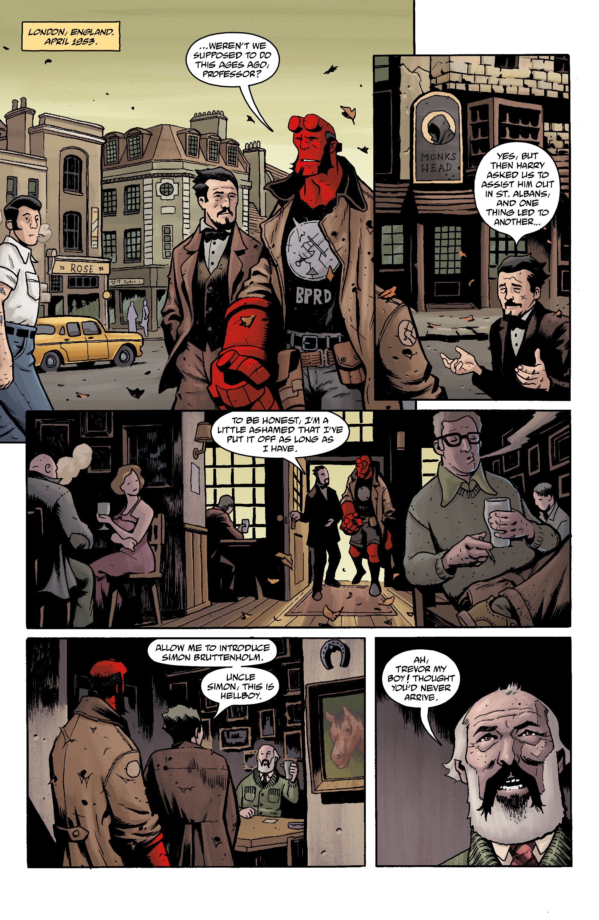 Read online Hellboy: The Silver Lantern Club comic -  Issue #1 - 3