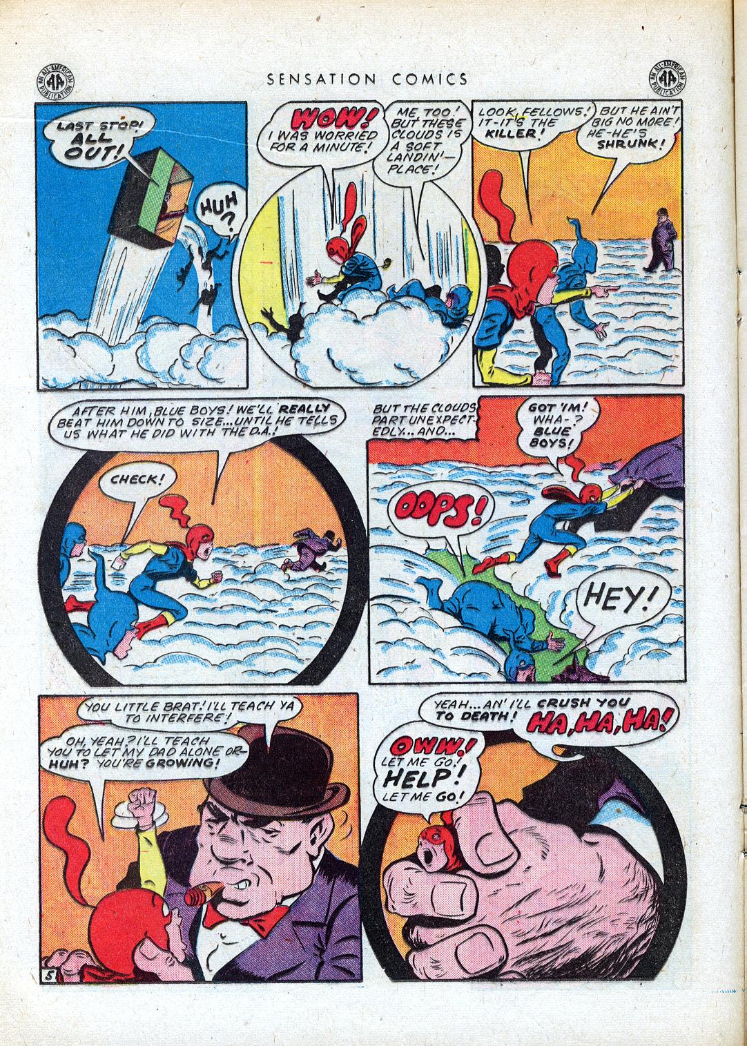 Read online Sensation (Mystery) Comics comic -  Issue #41 - 22