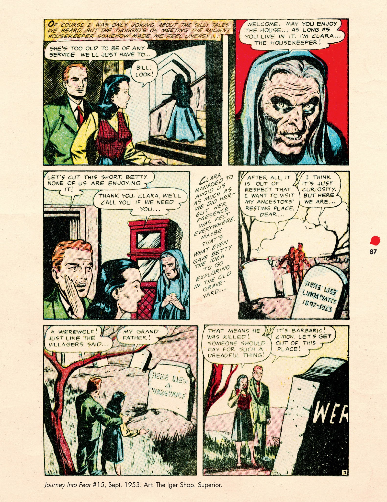 Read online Chilling Archives of Horror Comics comic -  Issue # TPB 5 - 87