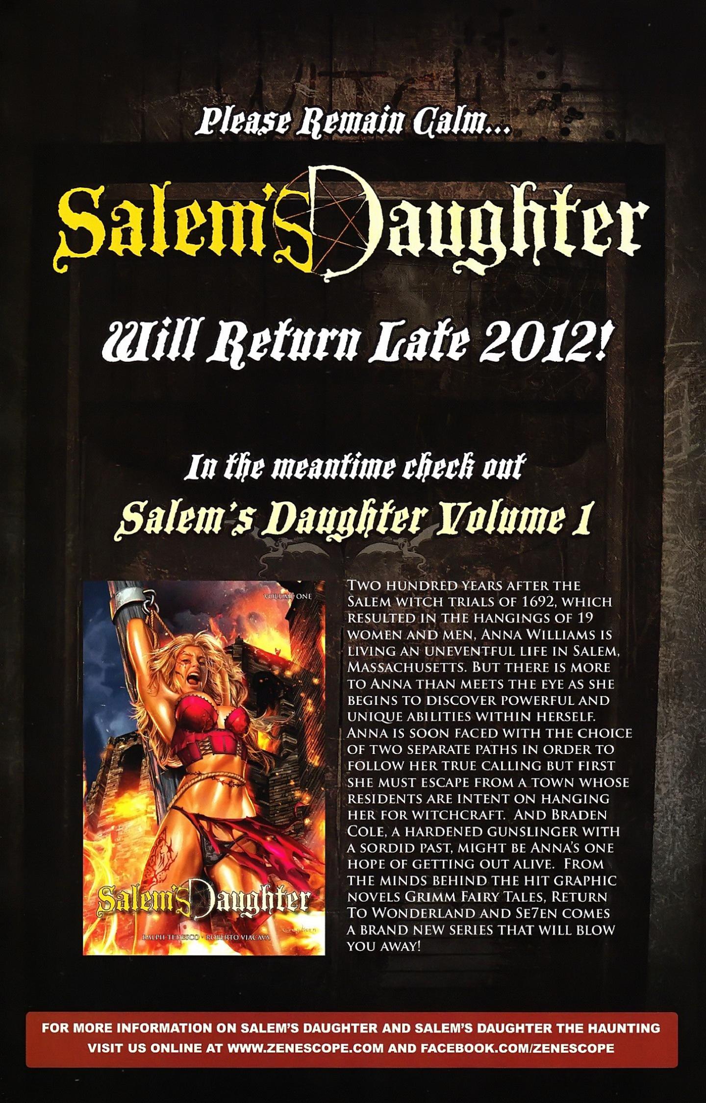 Read online Salem's Daughter: The Haunting comic -  Issue #5 - 28