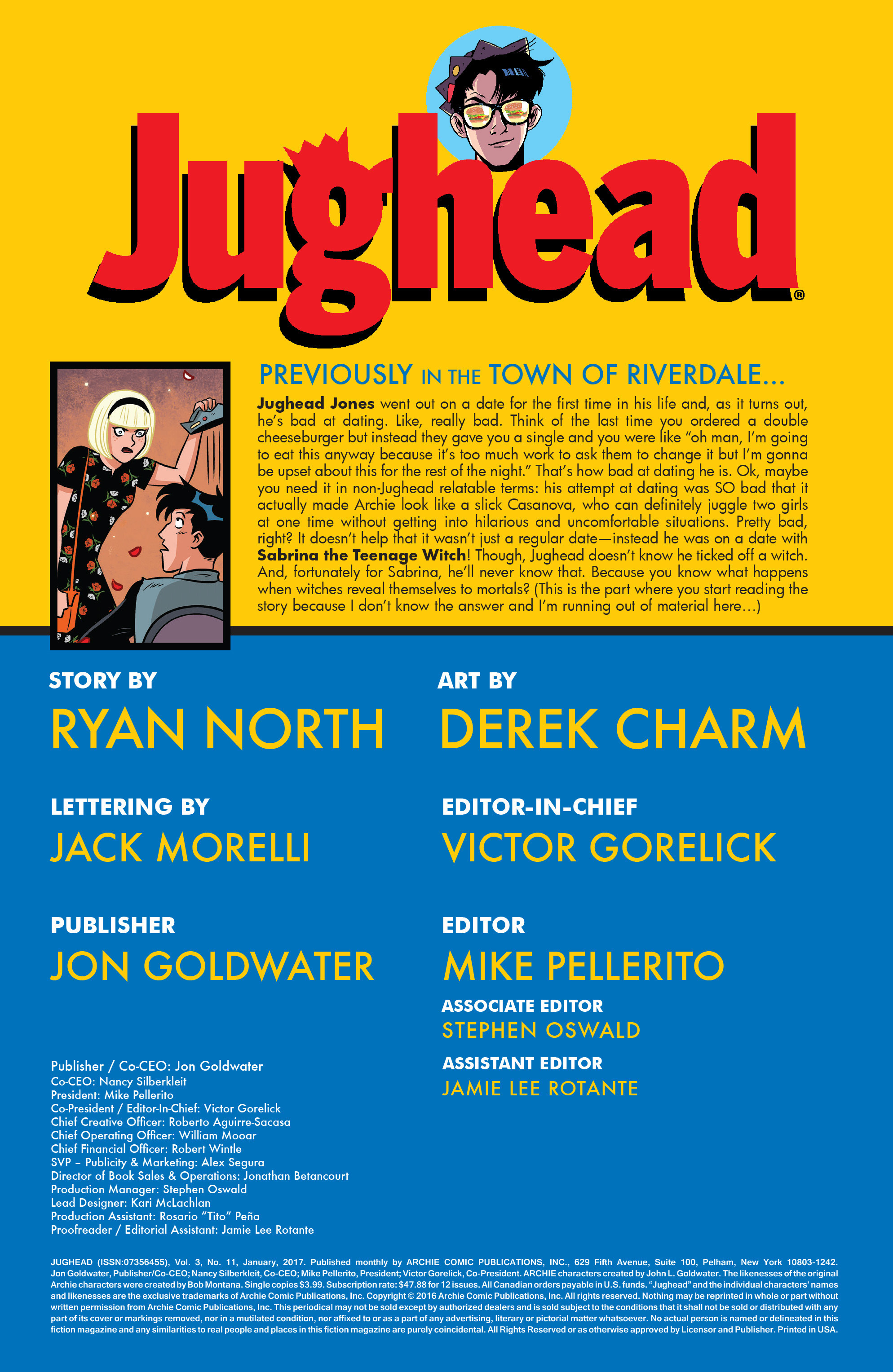 Read online Jughead (2015) comic -  Issue #11 - 2