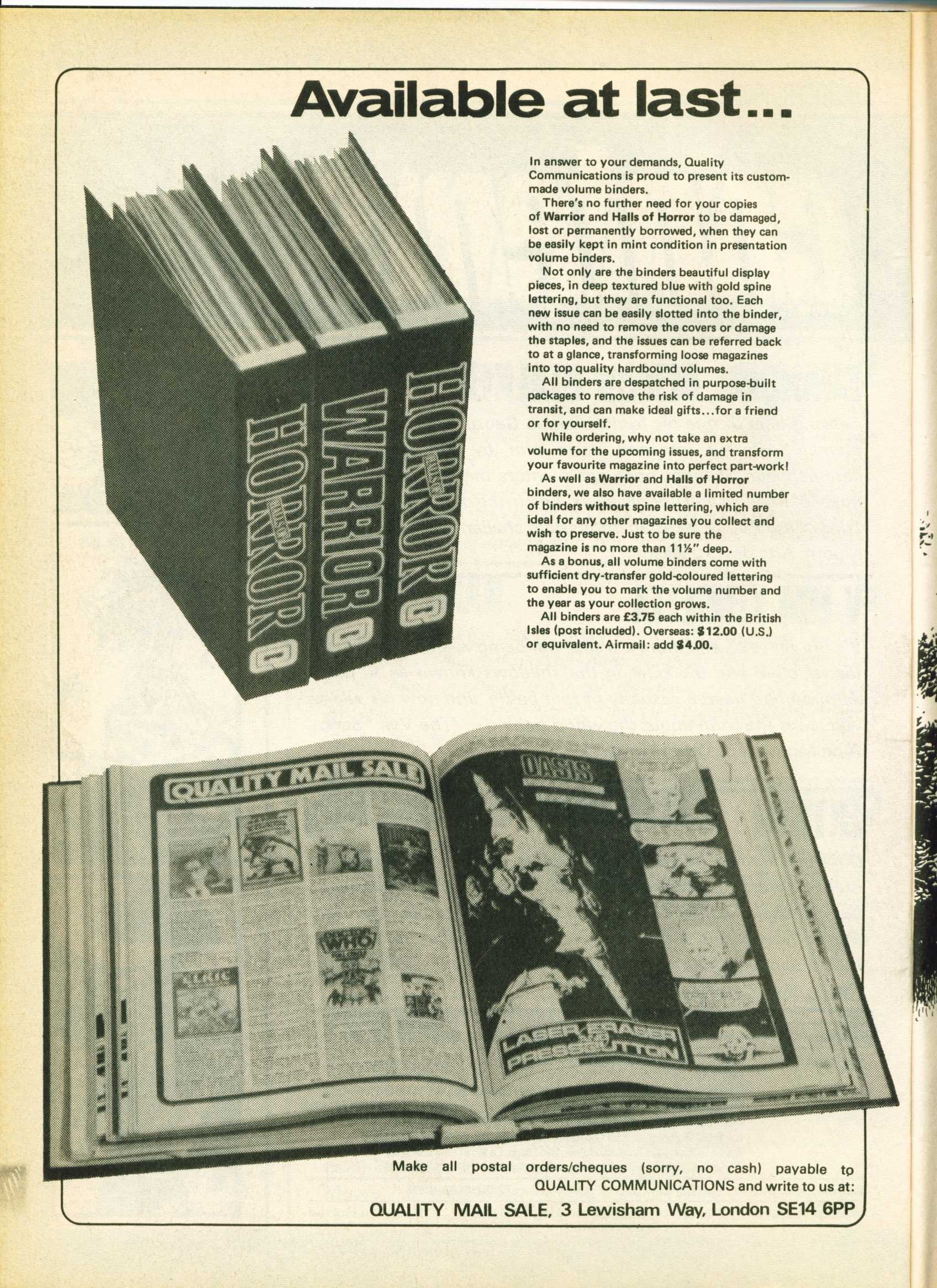 Read online Warrior comic -  Issue #14 - 4