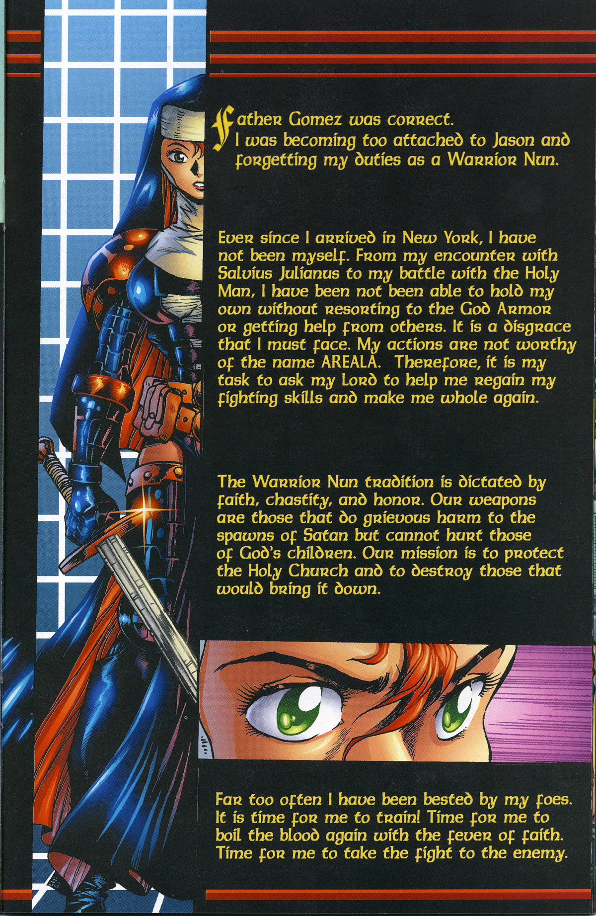 Read online Warrior Nun Areala: Resurrection comic -  Issue #1 - 20