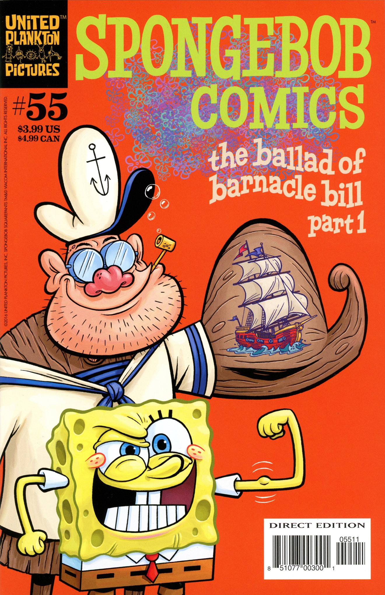 Read online SpongeBob Comics comic -  Issue #55 - 1
