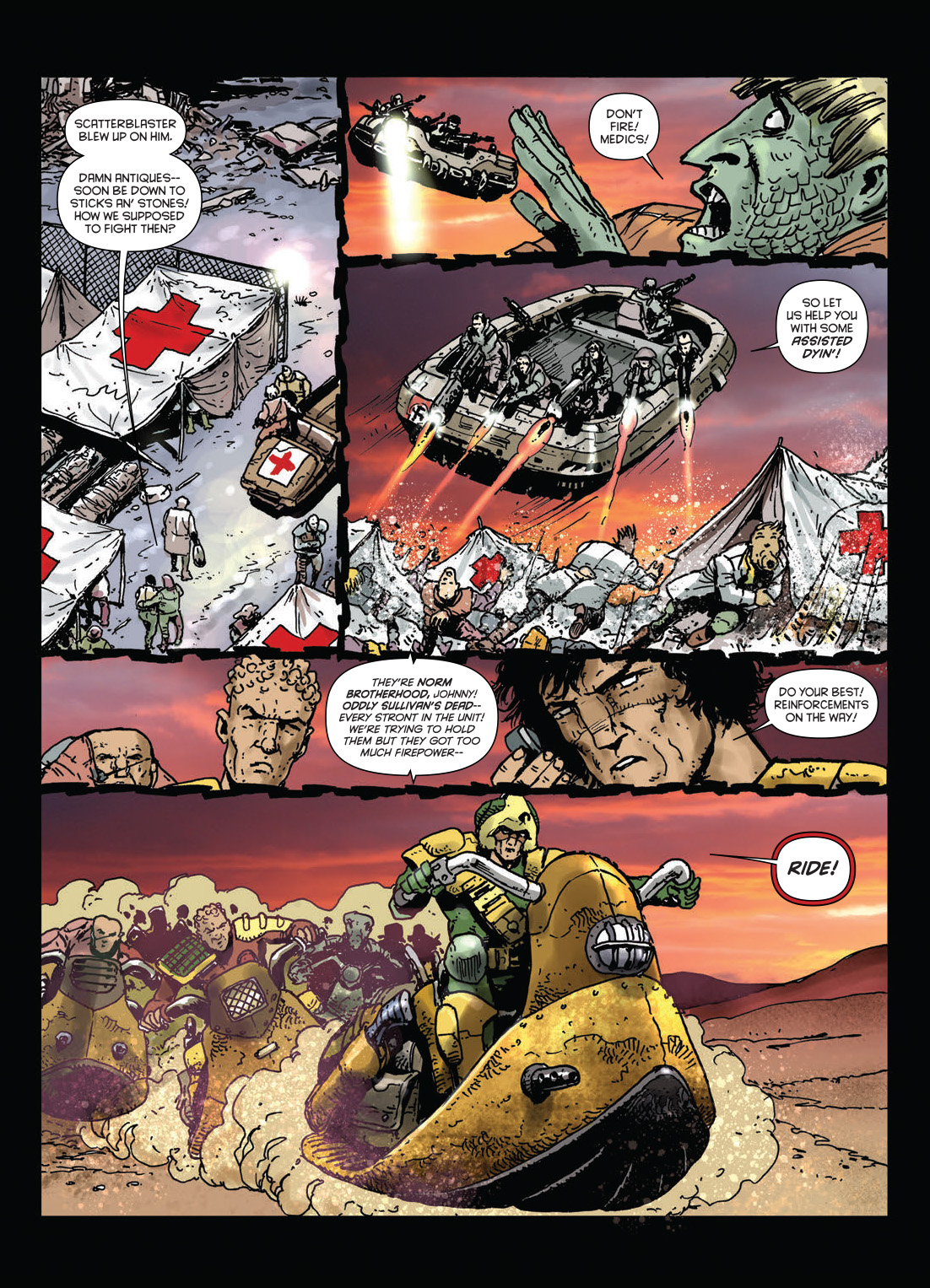 Read online Strontium Dog: The Life and Death of Johnny Alpha: Dogs of War comic -  Issue # TPB - 89