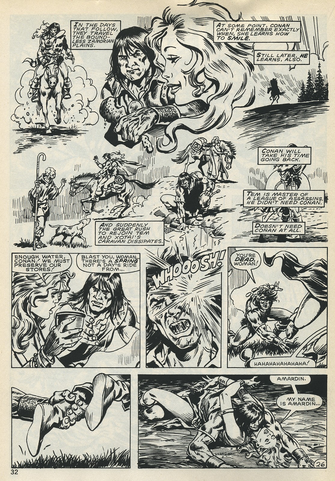 Read online The Savage Sword Of Conan comic -  Issue #128 - 31