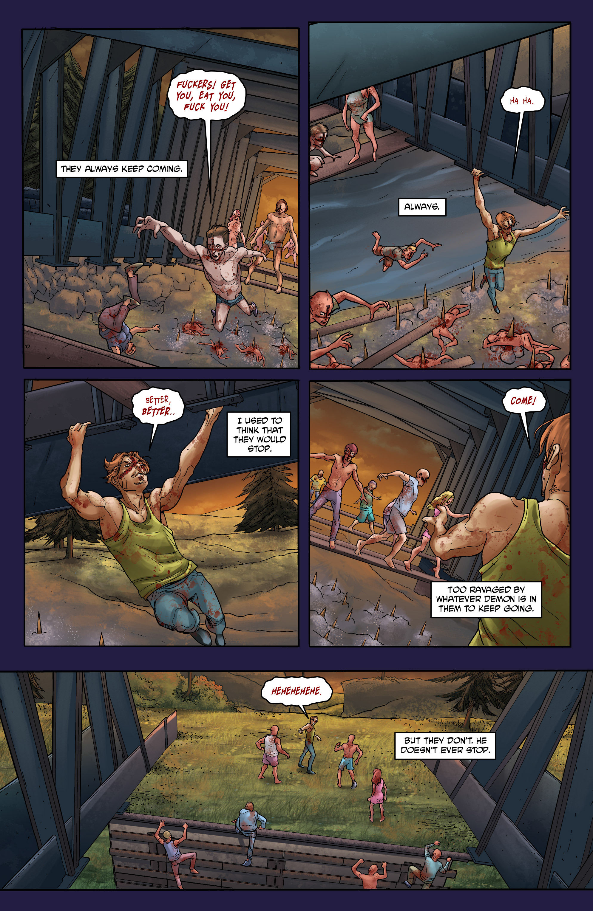 Read online Crossed: Badlands comic -  Issue #58 - 14