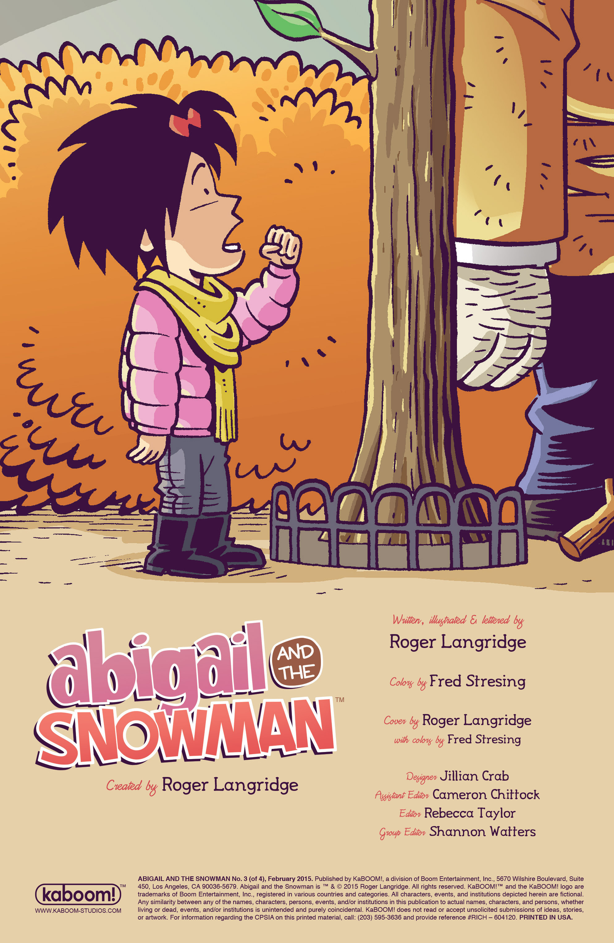 Read online Abigail And The Snowman comic -  Issue #3 - 2