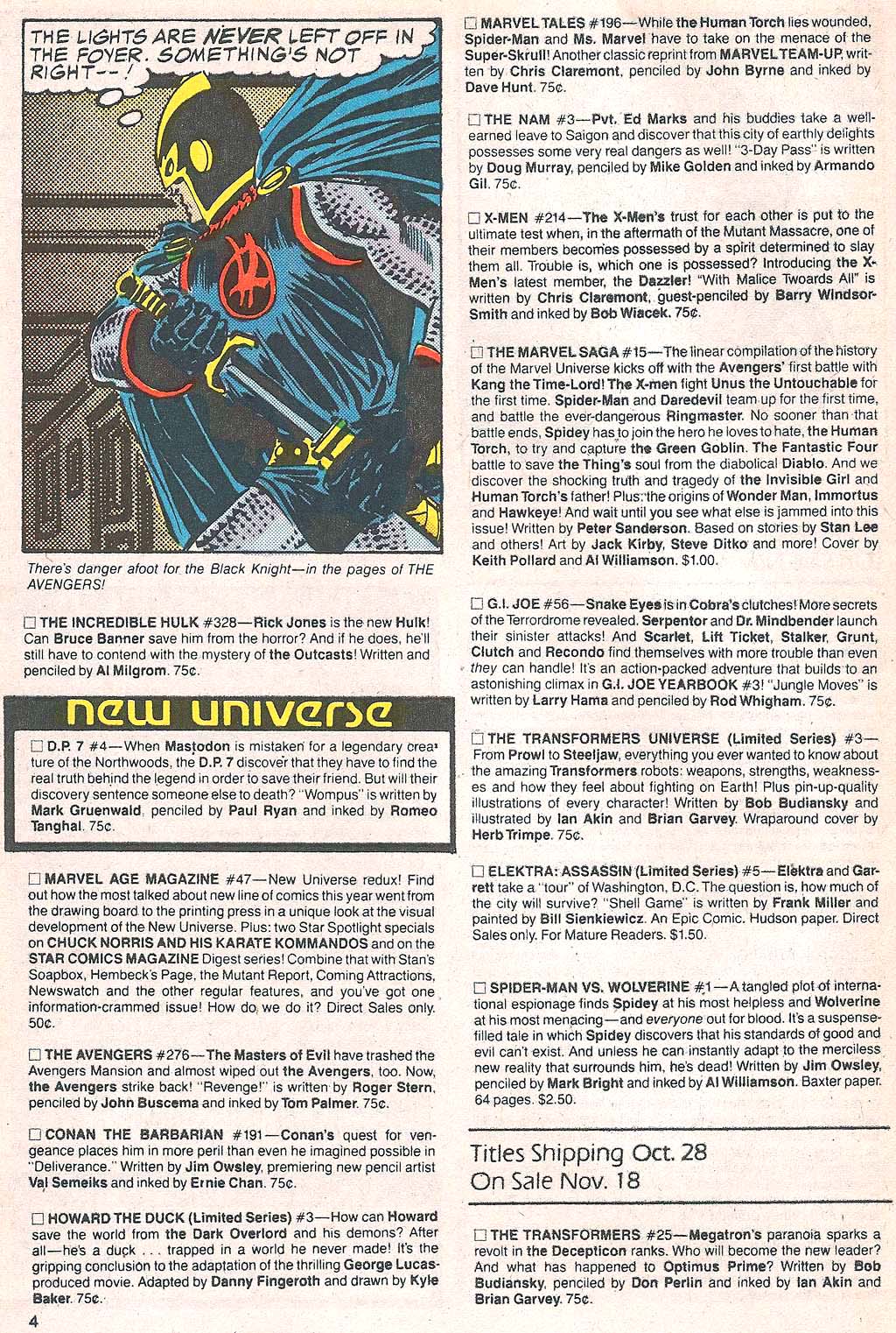 Read online Marvel Age comic -  Issue #46 - 6