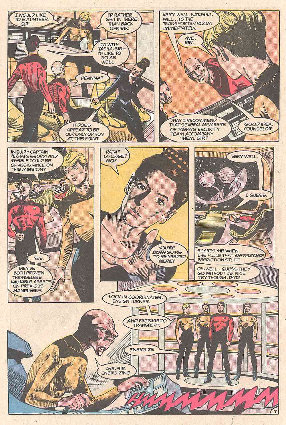 Read online Star Trek: The Next Generation (1988) comic -  Issue #3 - 8