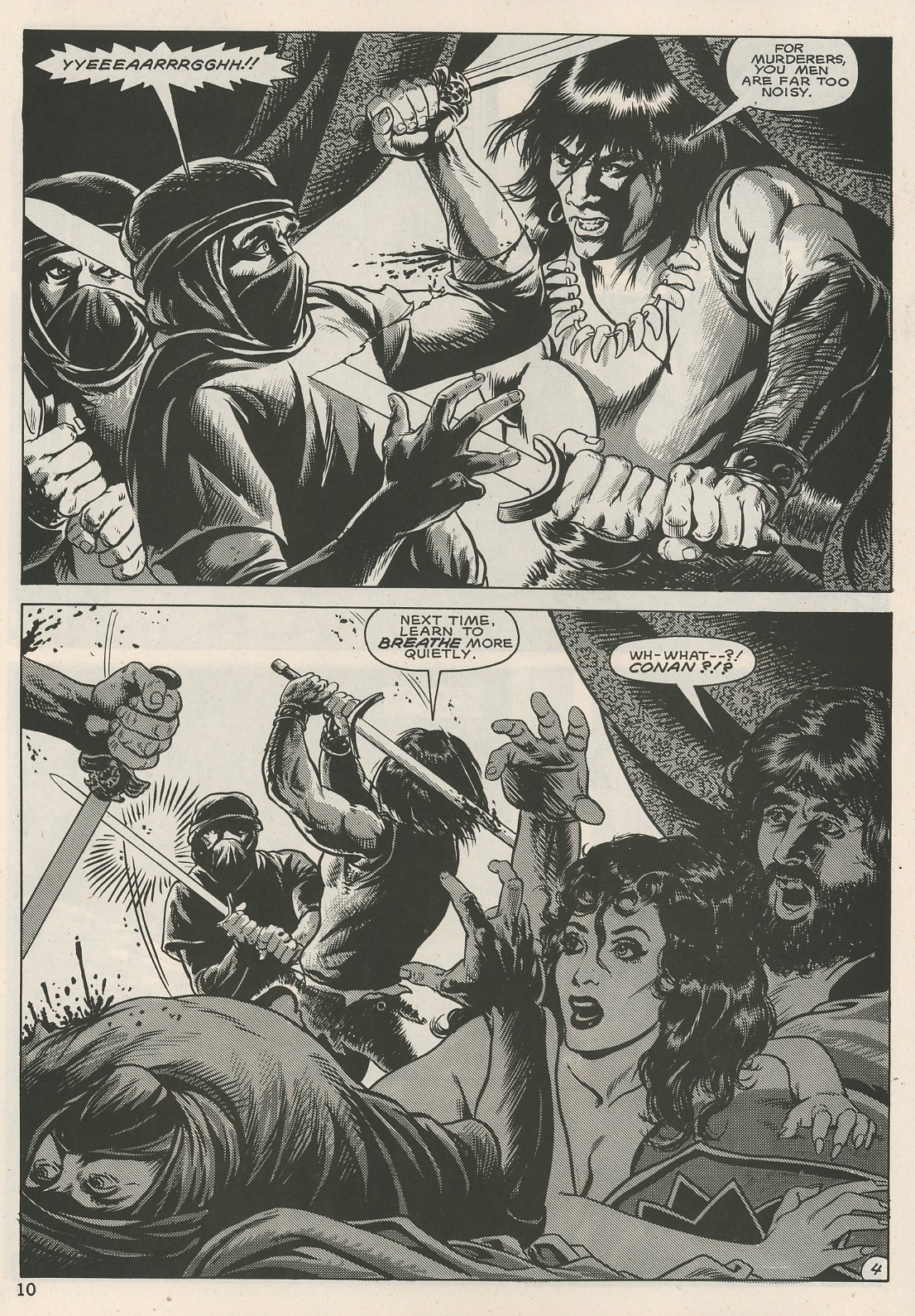 Read online The Savage Sword Of Conan comic -  Issue #125 - 10