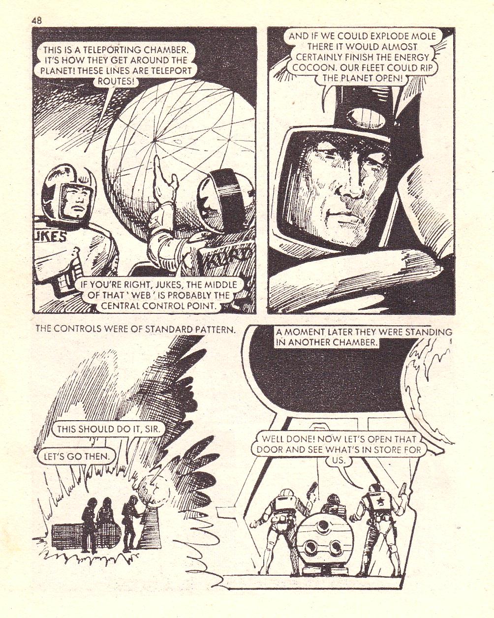Read online Starblazer comic -  Issue #43 - 48