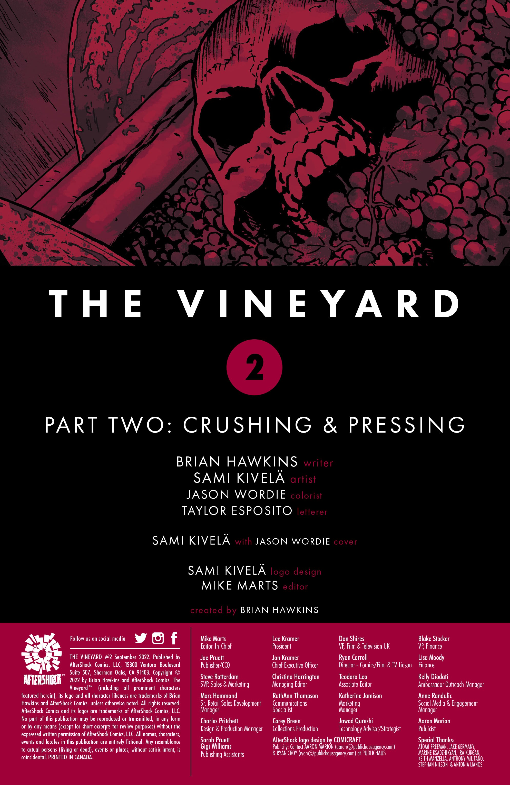 Read online Vineyard comic -  Issue #2 - 2