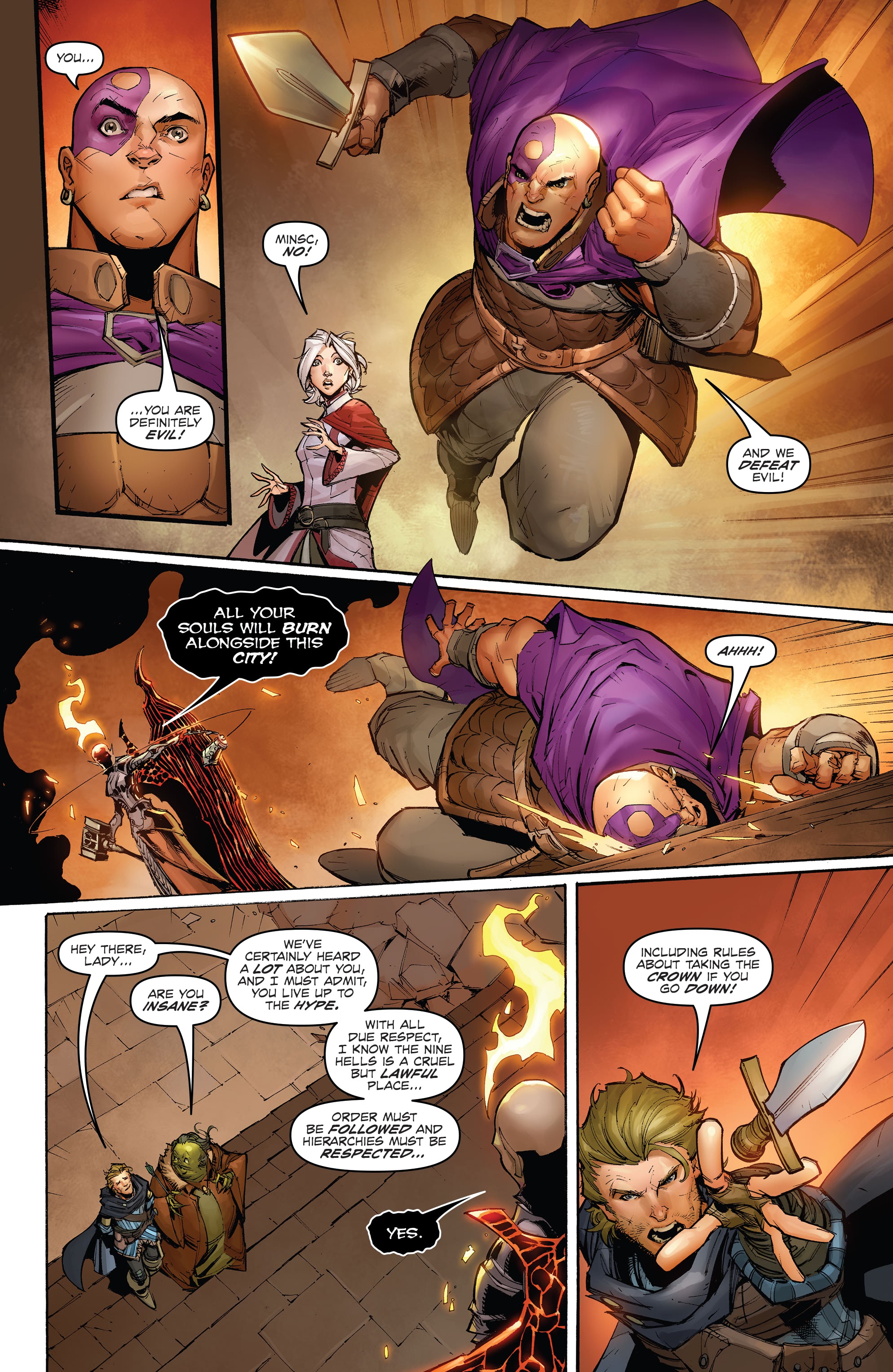 Read online Dungeons & Dragons: Infernal Tides comic -  Issue #5 - 14