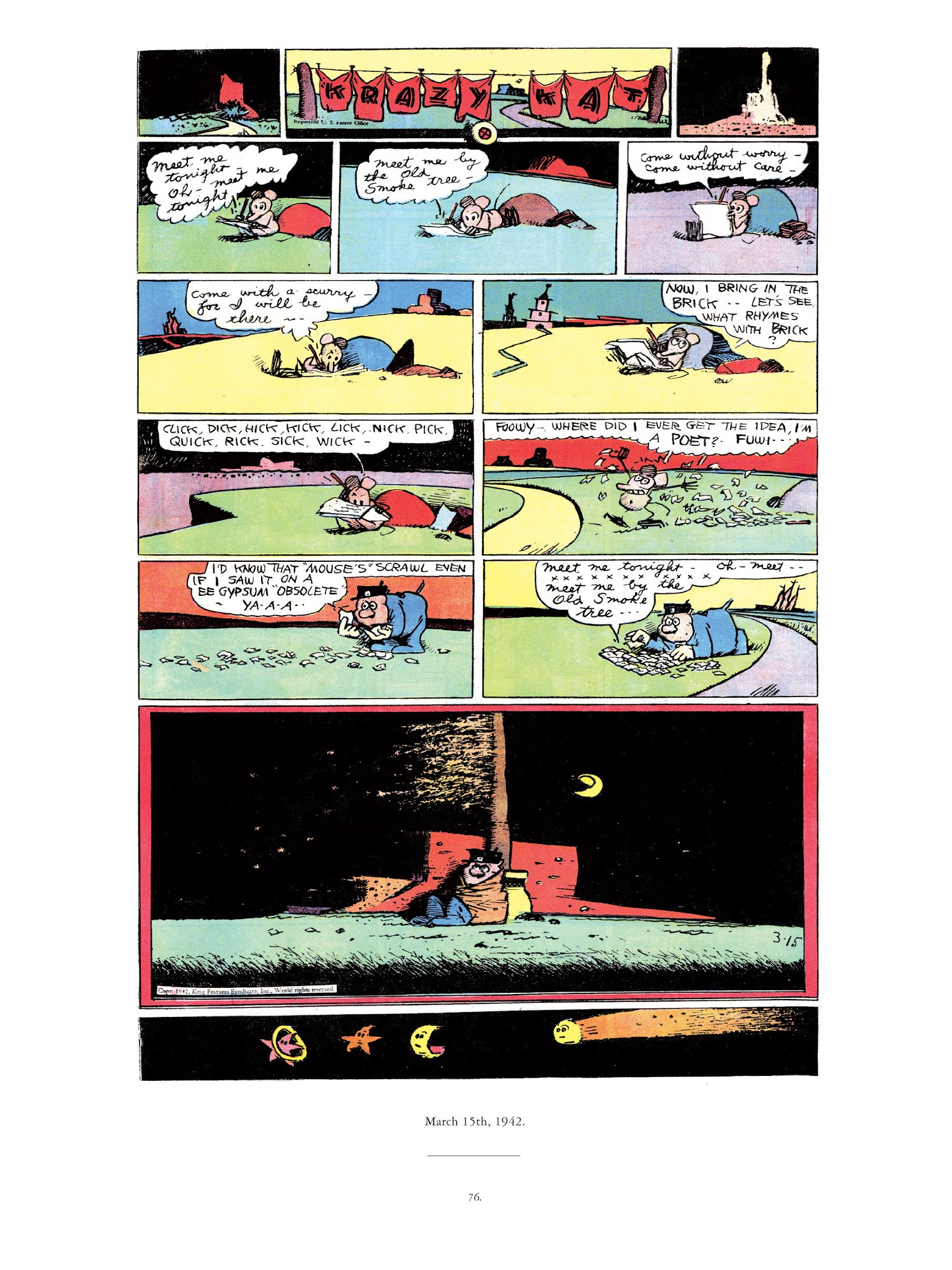 Read online Krazy & Ignatz comic -  Issue # TPB 12 - 75