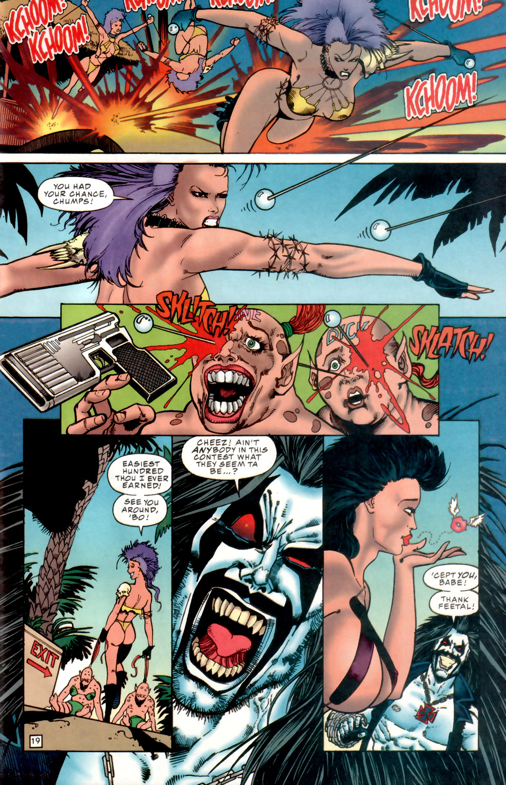 Read online Lobo's Big Babe Spring Break Special comic -  Issue # Full - 19