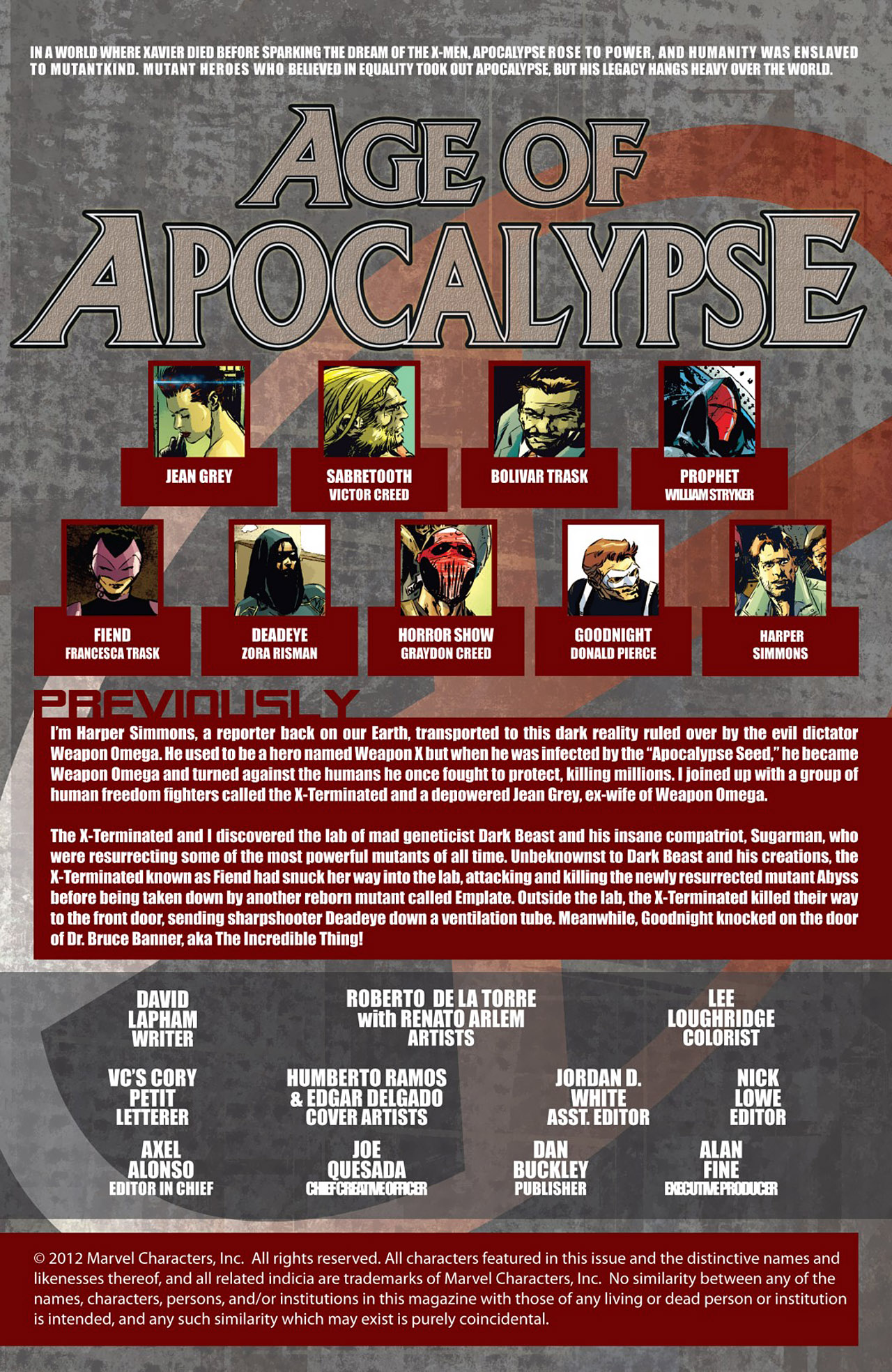 Read online Age of Apocalypse (2012) comic -  Issue #4 - 2