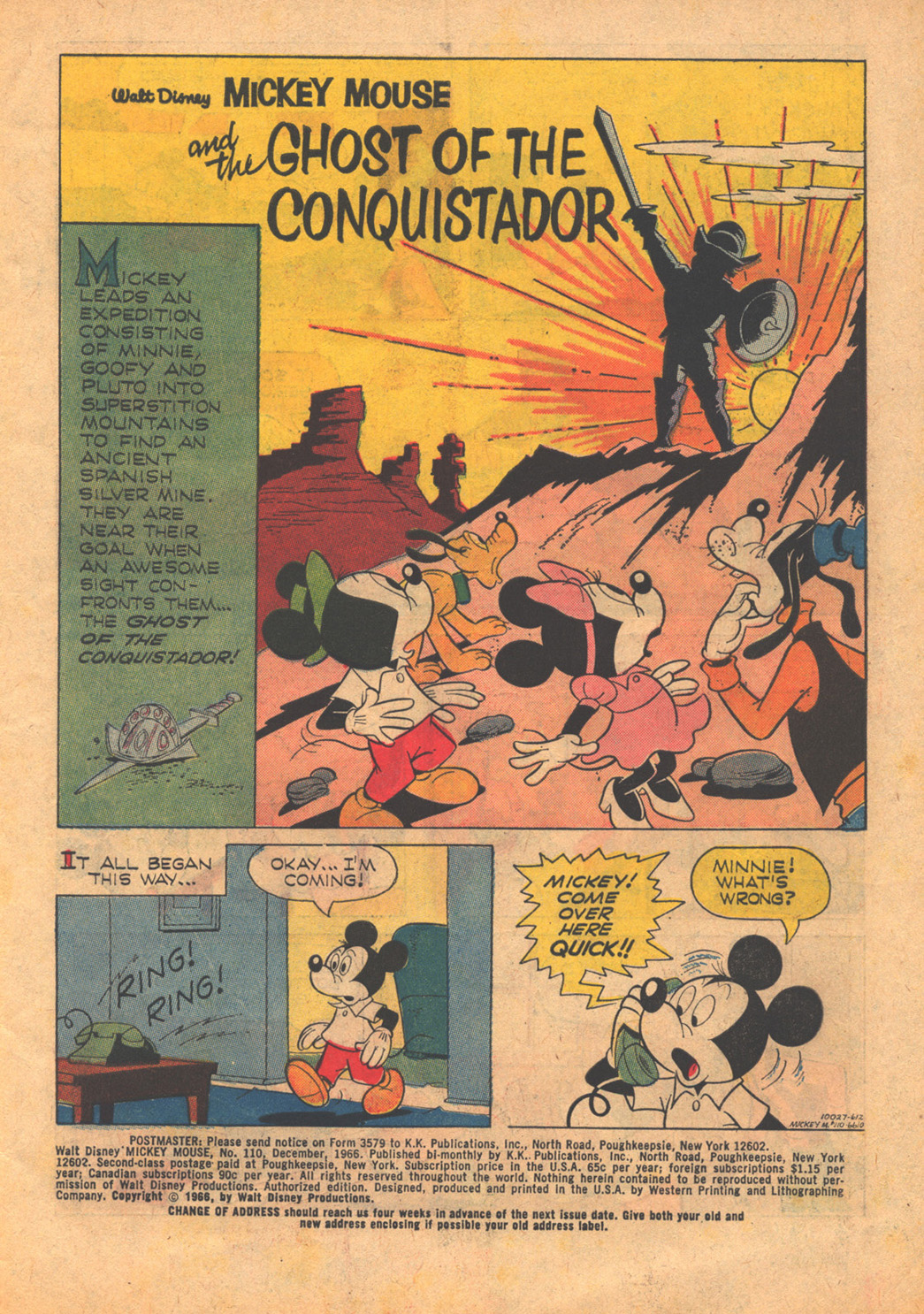 Read online Walt Disney's Mickey Mouse comic -  Issue #110 - 3