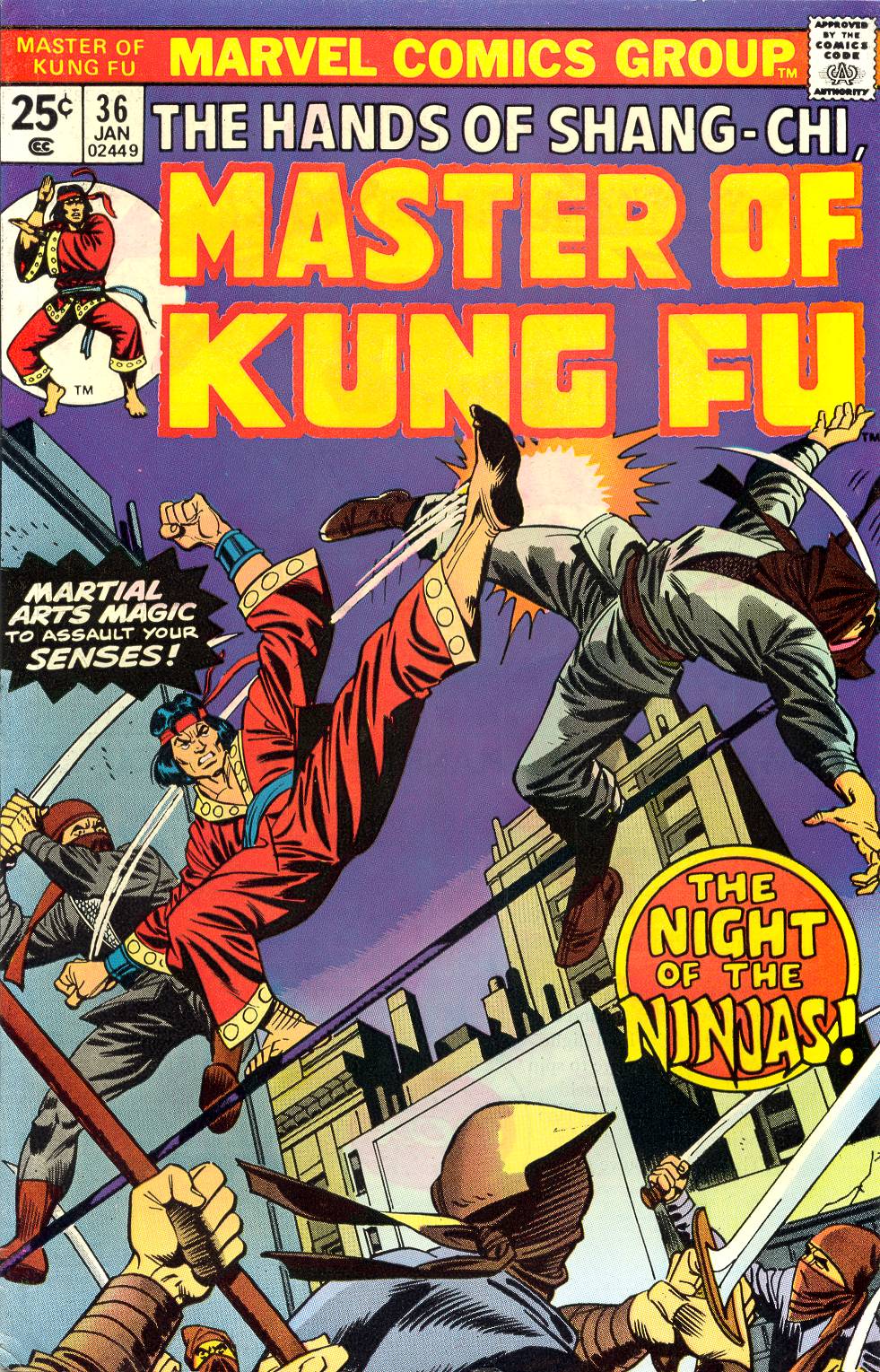 Read online Master of Kung Fu (1974) comic -  Issue #36 - 1