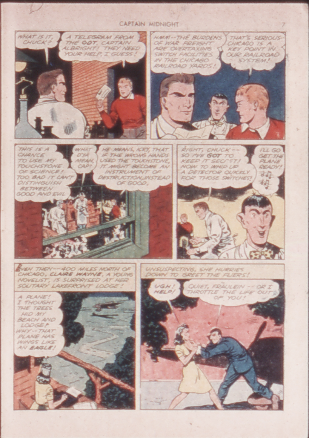 Read online Captain Midnight (1942) comic -  Issue #14 - 6