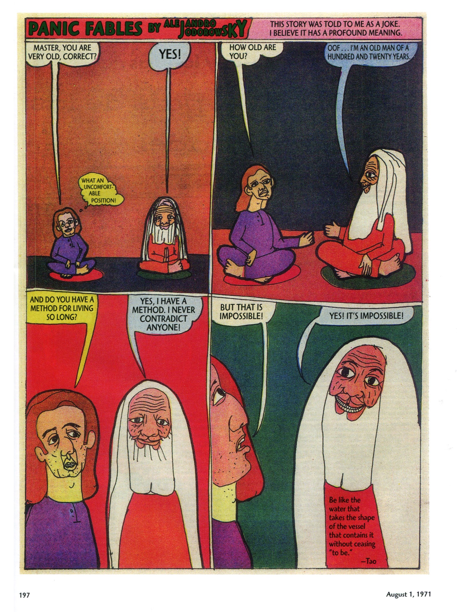 Read online The Panic Fables: Mystic Teachings and Initiatory Tales comic -  Issue # TPB (Part 3) - 13