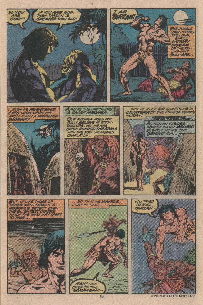Read online Tarzan (1977) comic -  Issue #9 - 11