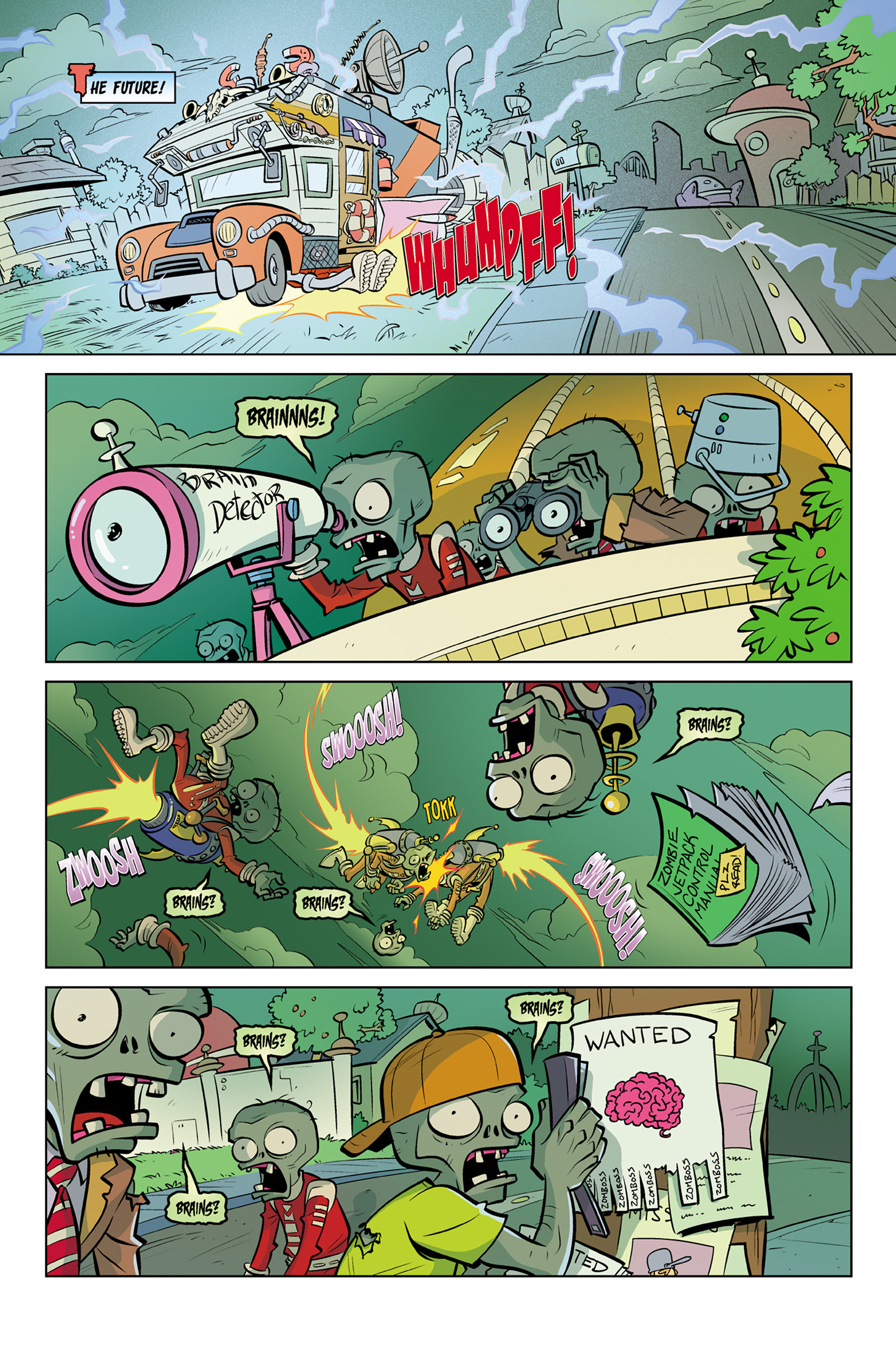 Read online Plants vs. Zombies: Timepocalypse comic -  Issue #4 - 5