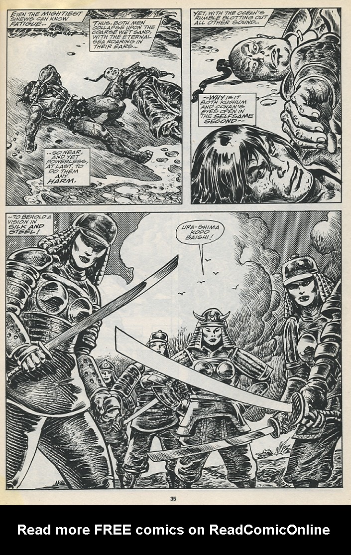 The Savage Sword Of Conan issue 194 - Page 37