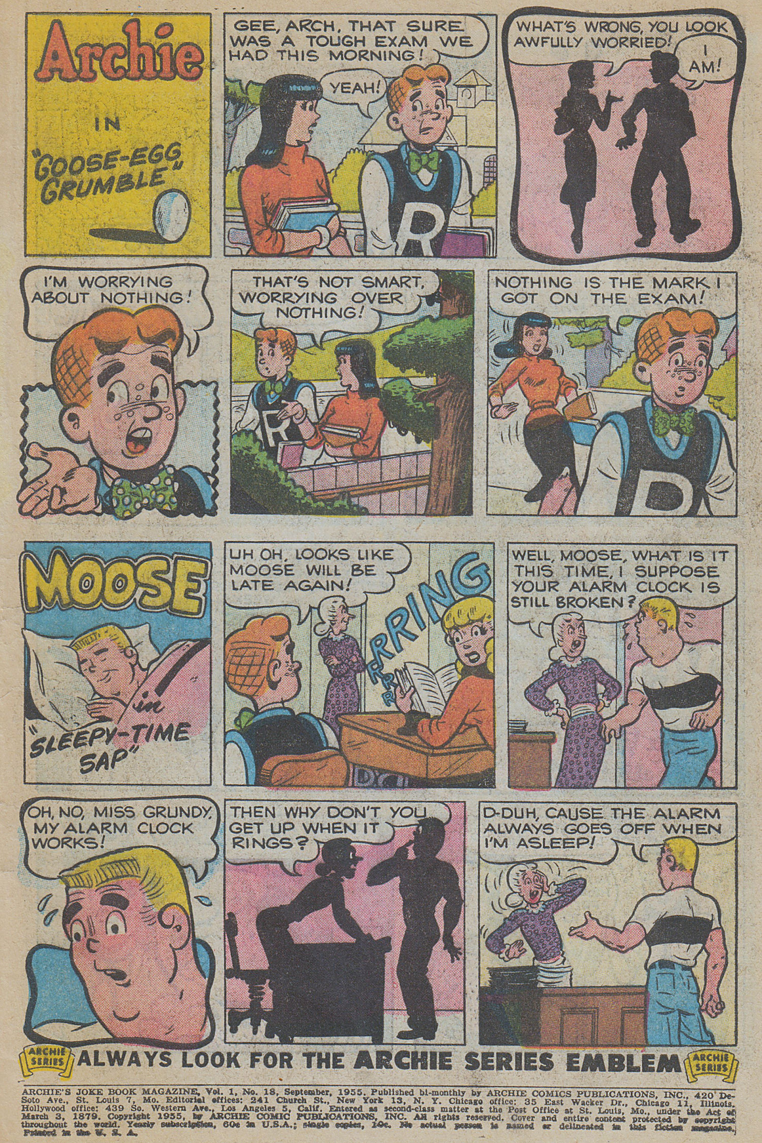 Read online Archie's Joke Book Magazine comic -  Issue #18 - 3