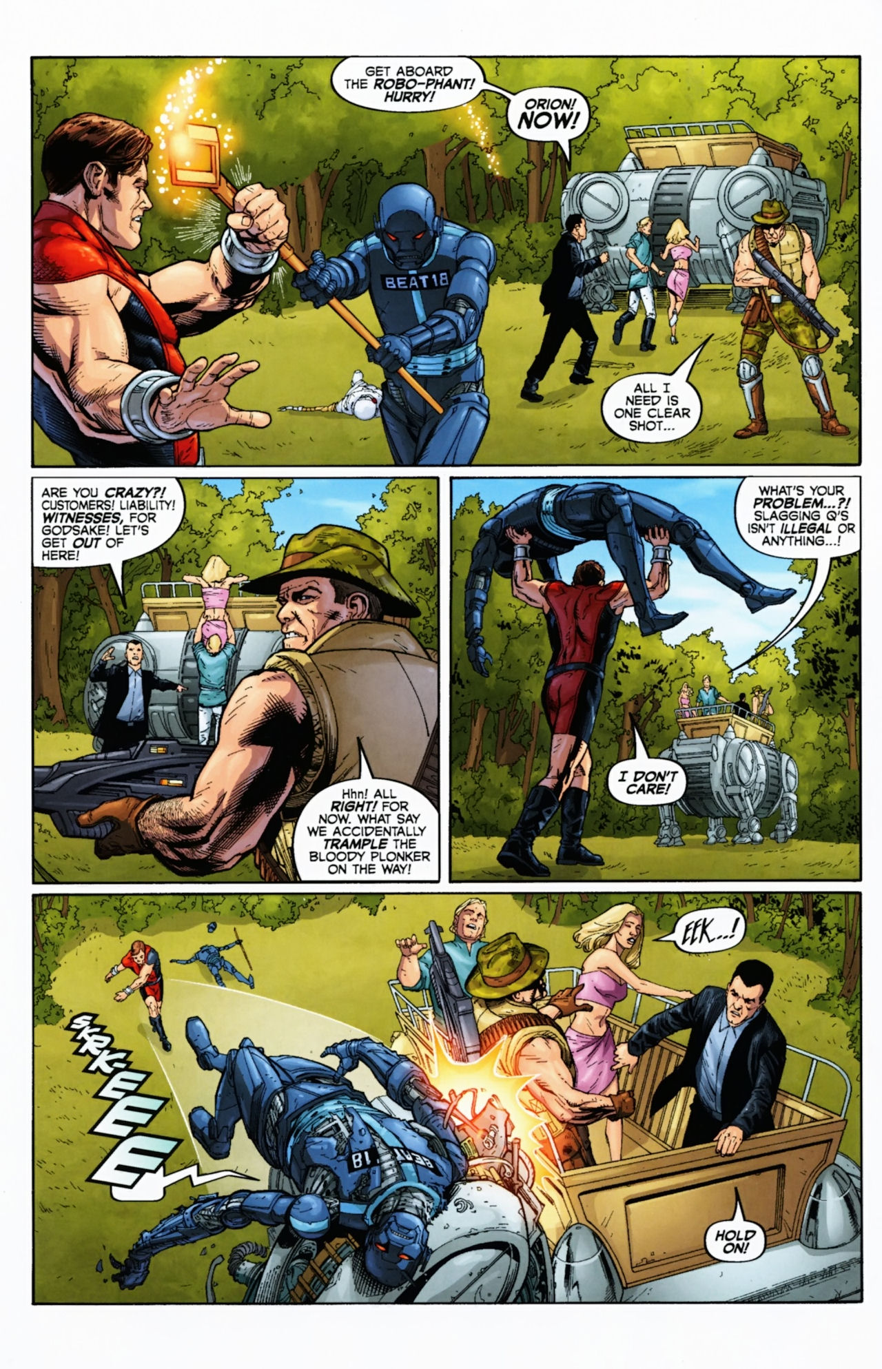 Read online Magnus, Robot Fighter (2010) comic -  Issue #4 - 12